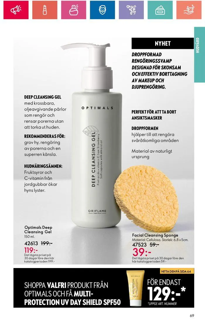 Oriflame reklamblad från 20 juni till 4 juli 2024 - Reklamblad sidor 69