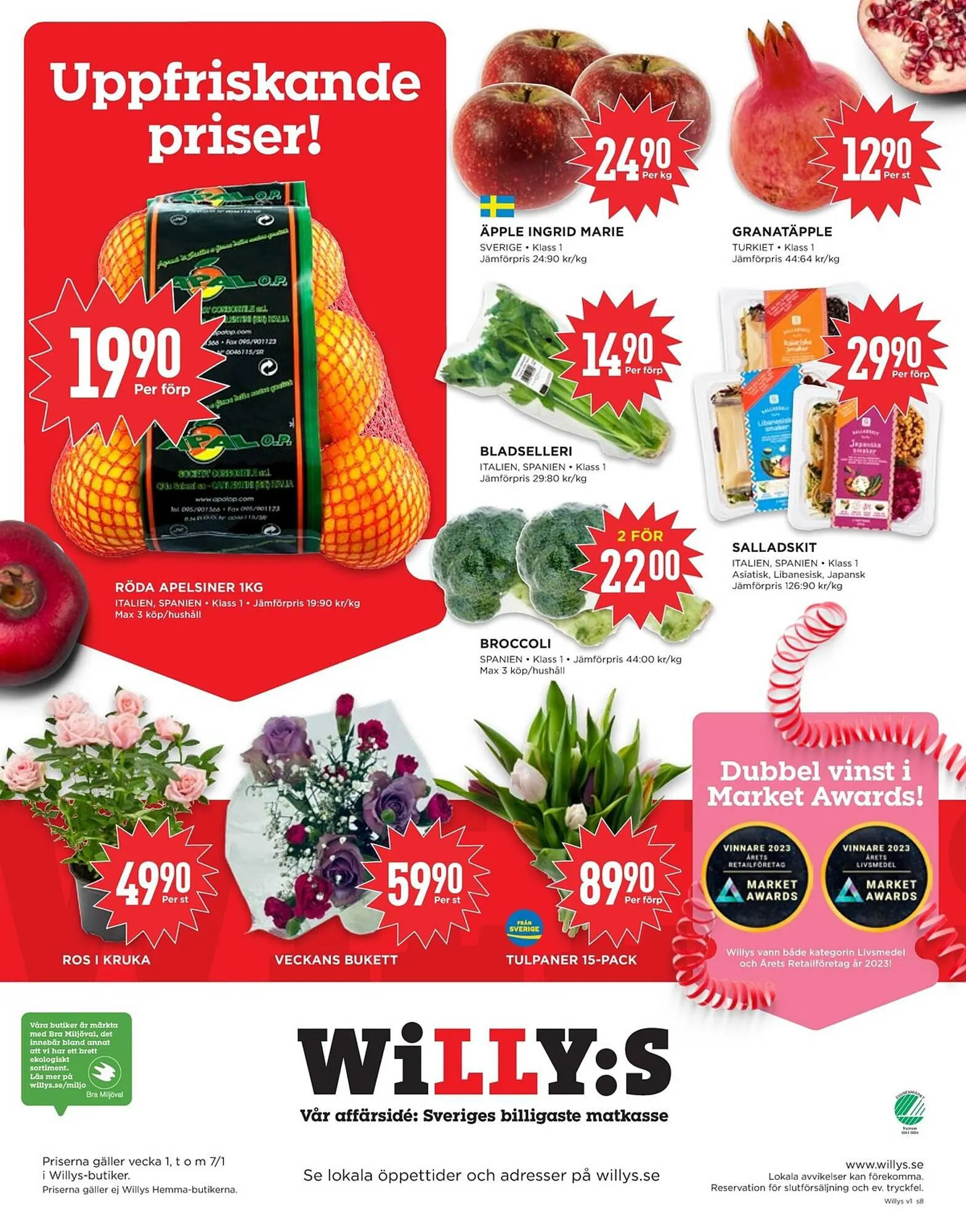 Willys reklamblad från 2 januari till 7 januari 2024 - Reklamblad sidor 16