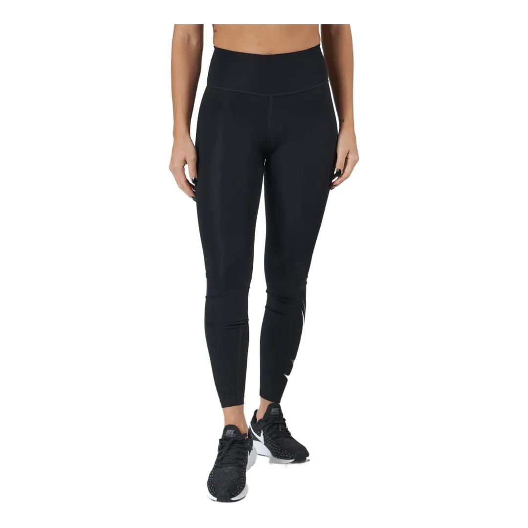 Dri-fit Swoosh Run Women's 7/8 Black/white