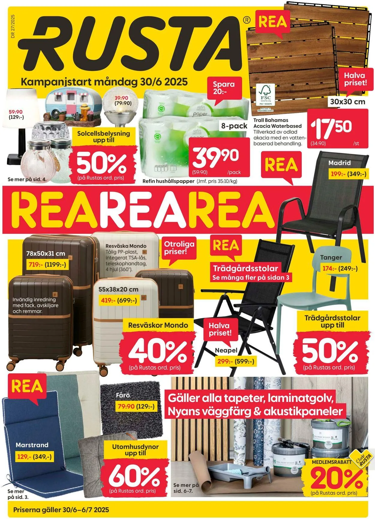 Rusta från 2 juli till 16 juli 2025 - Reklamblad sidor 1