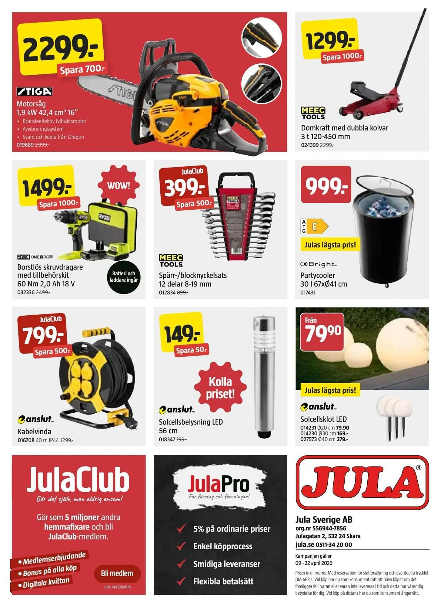 Jula reklamblad från 9 april till 23 april 2026 - Reklamblad sidor 8