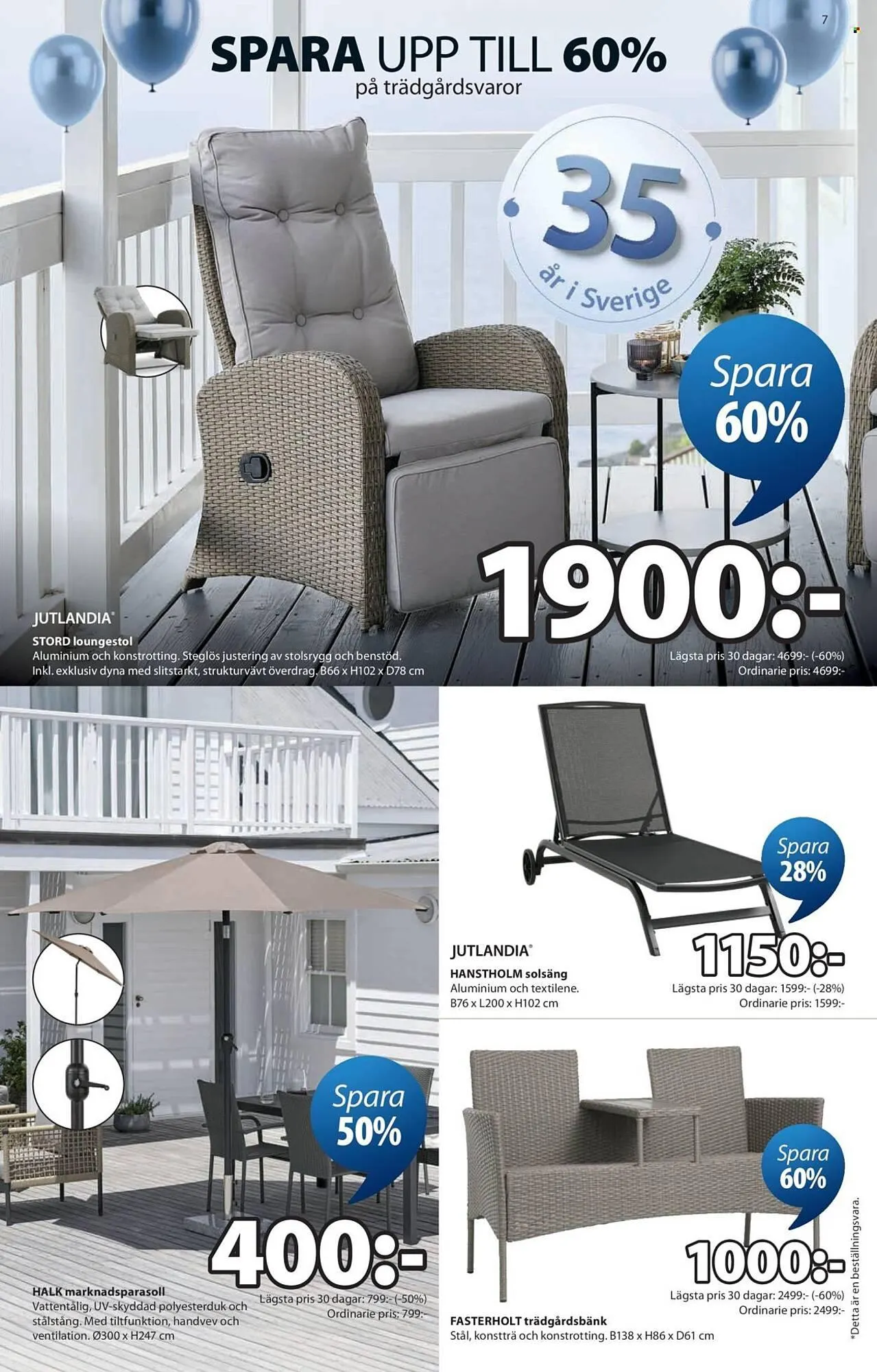 JYSK reklamblad från 30 mars till 26 april 2026 - Reklamblad sidor 7