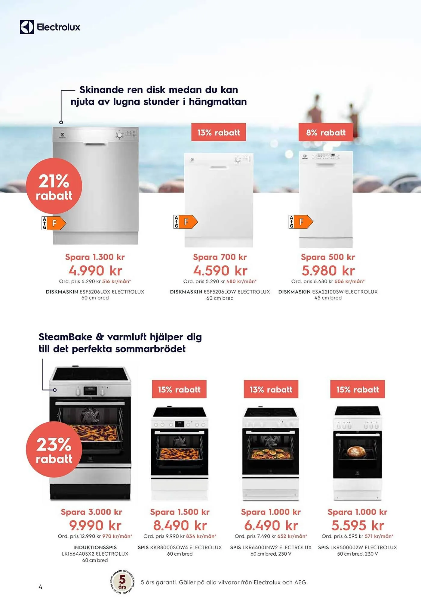 Electrolux Home reklamblad från 26 juni till 17 juli 2023 - Reklamblad sidor 4