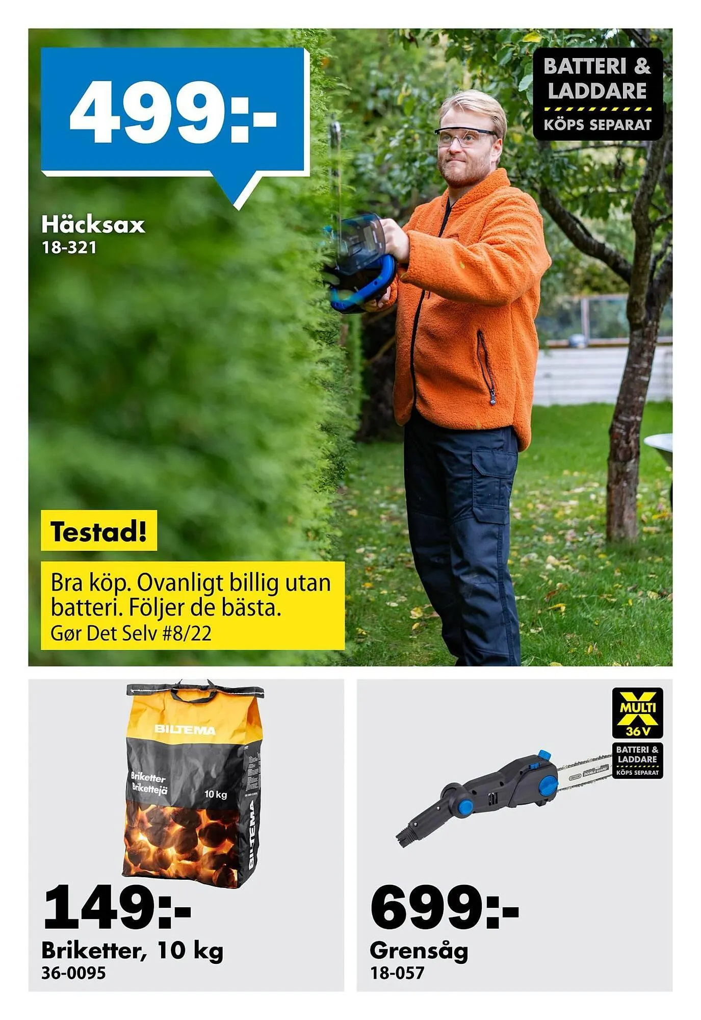 Biltema reklamblad från 13 augusti till 24 augusti 2025 - Reklamblad sidor 2