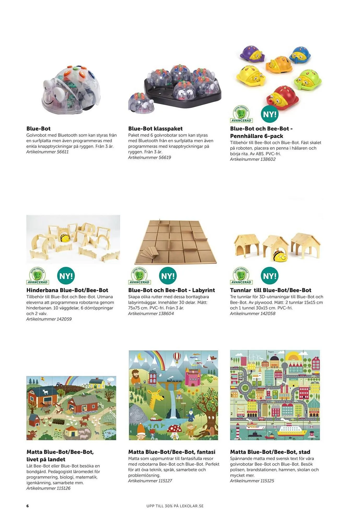 Lekolar reklamblad från 23 februari till 31 december 2024 - Reklamblad sidor 6