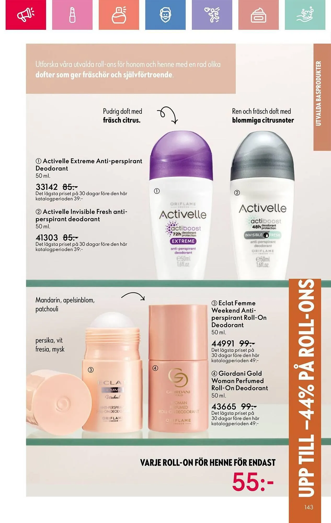 Oriflame reklamblad från 24 augusti till 13 september 2025 - Reklamblad sidor 143