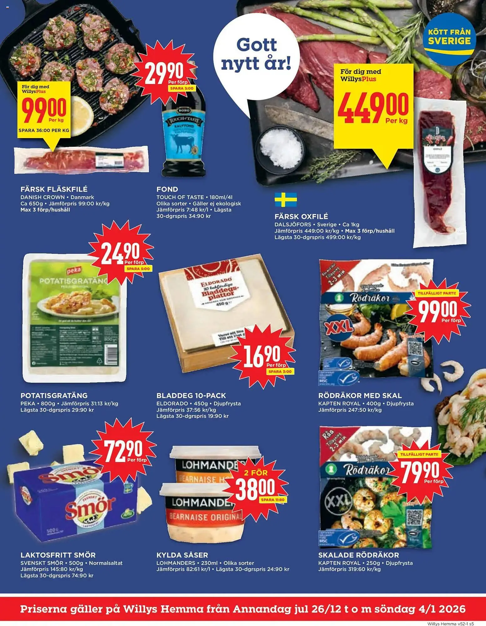 Willys reklamblad från 26 december till 4 januari 2026 - Reklamblad sidor 5