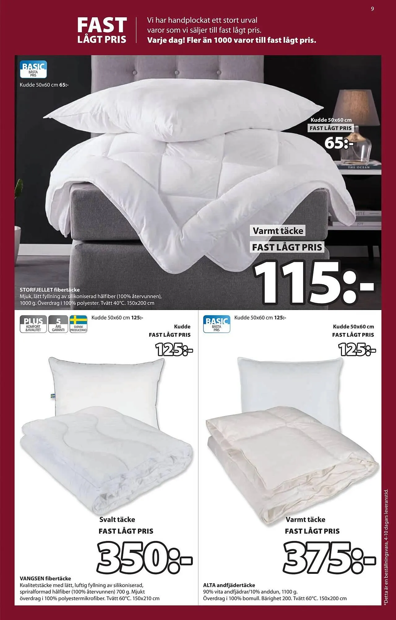 JYSK reklamblad från 1 december till 15 december 2025 - Reklamblad sidor 9