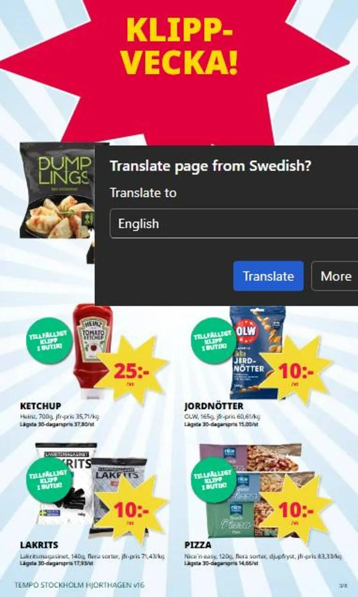 Tempo reklamblad från 13 april till 19 april 2026 - Reklamblad sidor 3