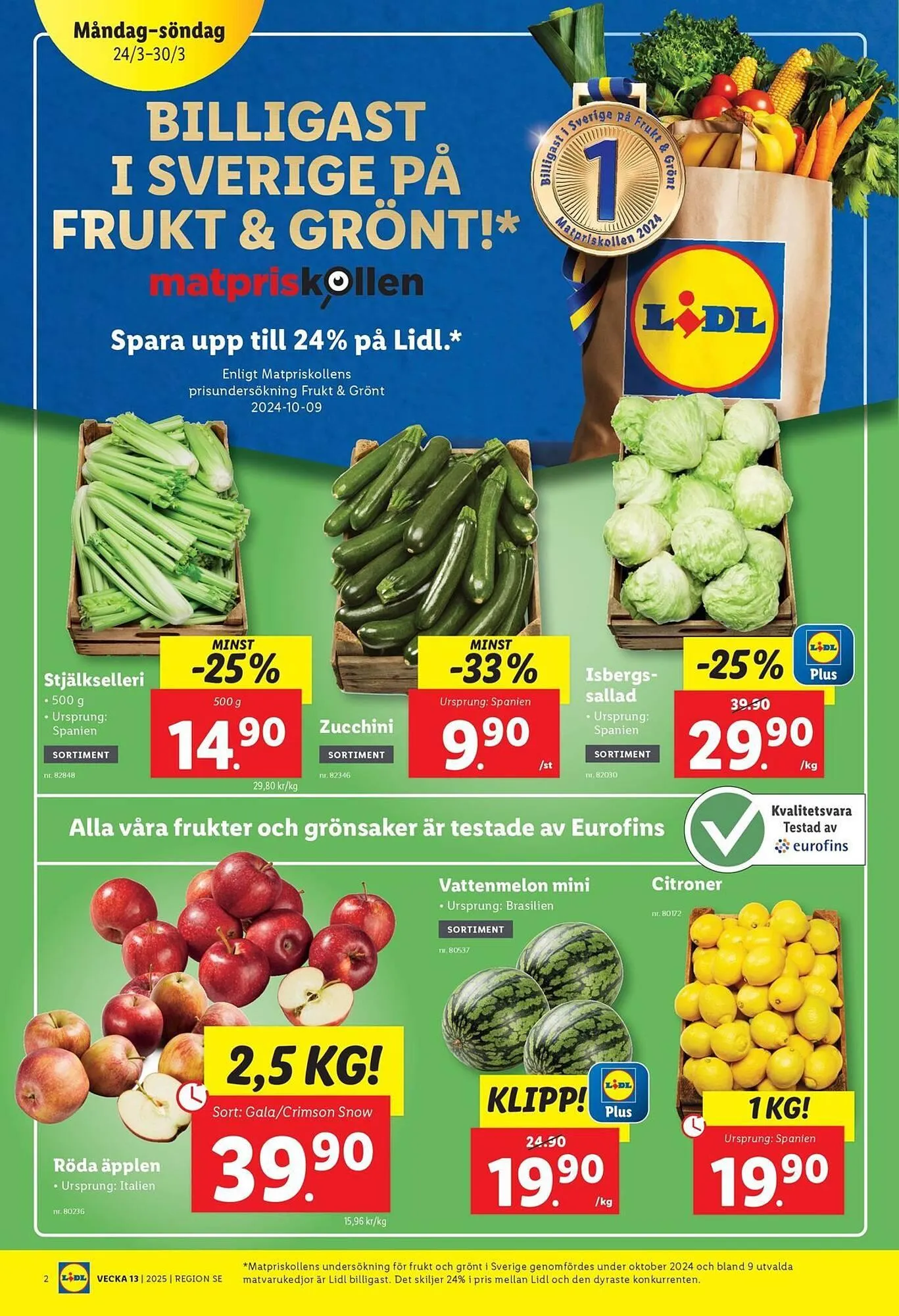 Lidl reklamblad från 24 mars till 30 mars 2025 - Reklamblad sidor 2