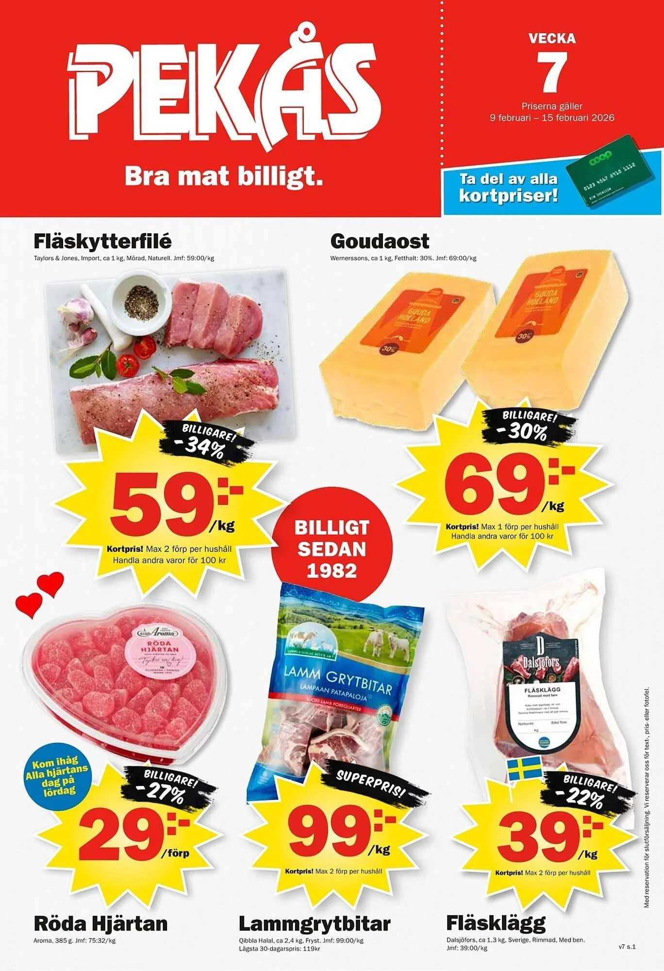 Pekås reklamblad - 1