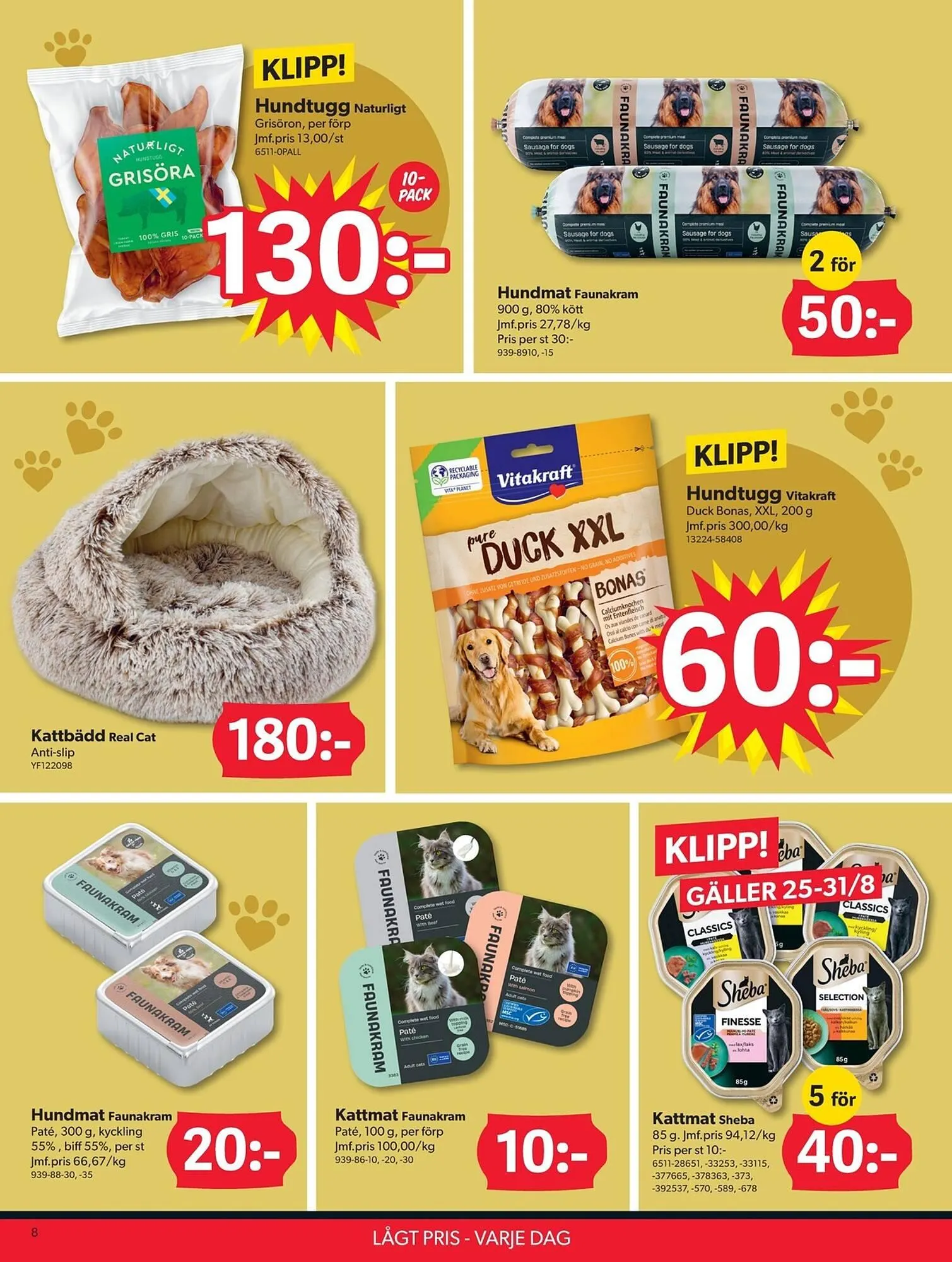 DollarStore reklamblad från 25 augusti till 7 september 2025 - Reklamblad sidor 8
