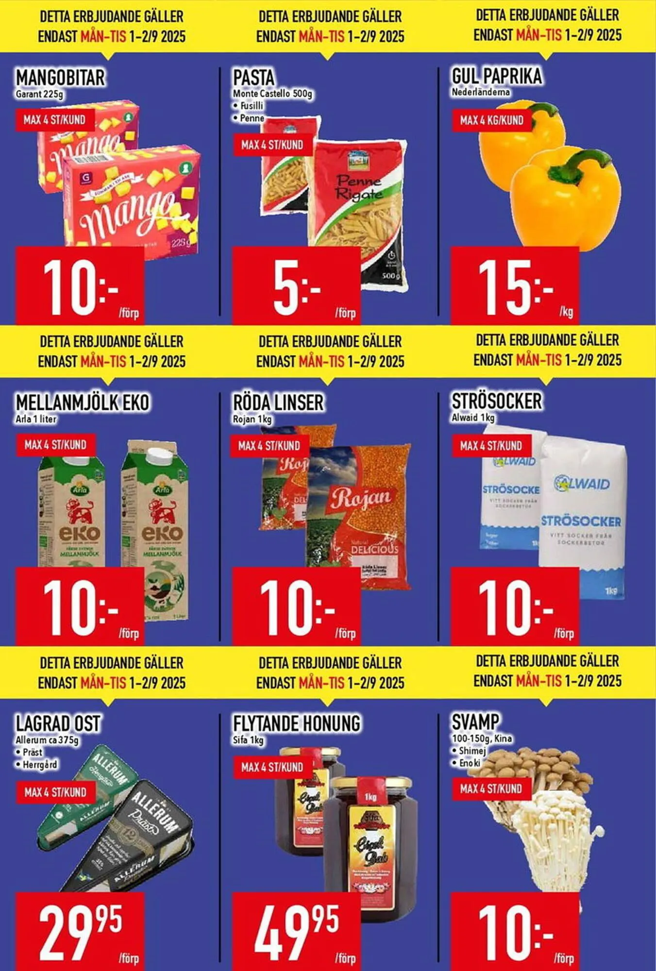 Matdax reklamblad från 1 september till 7 september 2025 - Reklamblad sidor 2