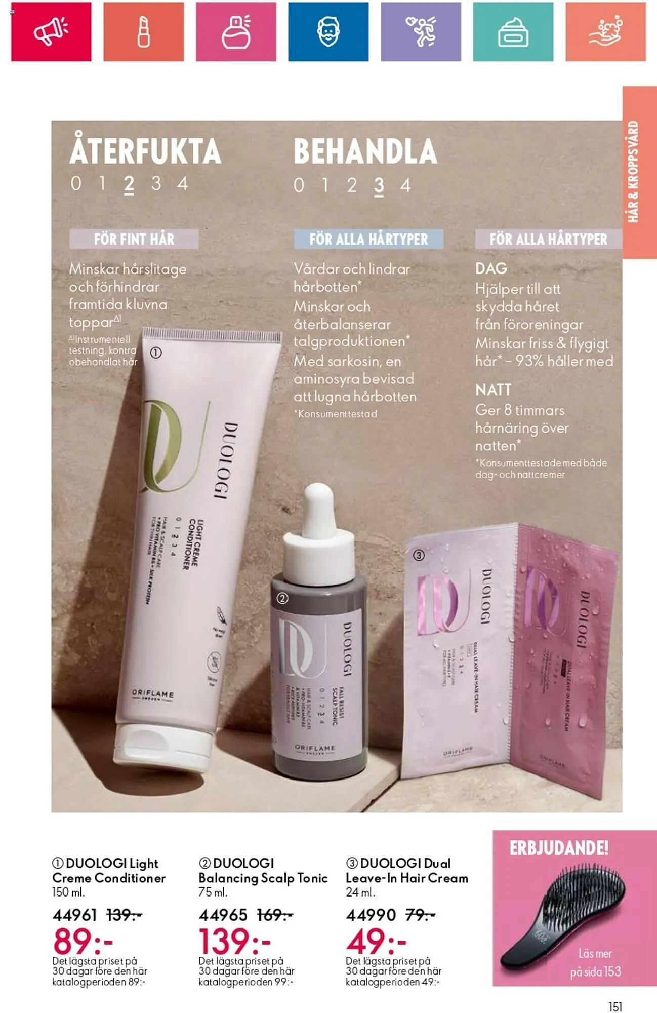 Oriflame reklamblad från 12 september till 2 oktober 2024 - Reklamblad sidor 151