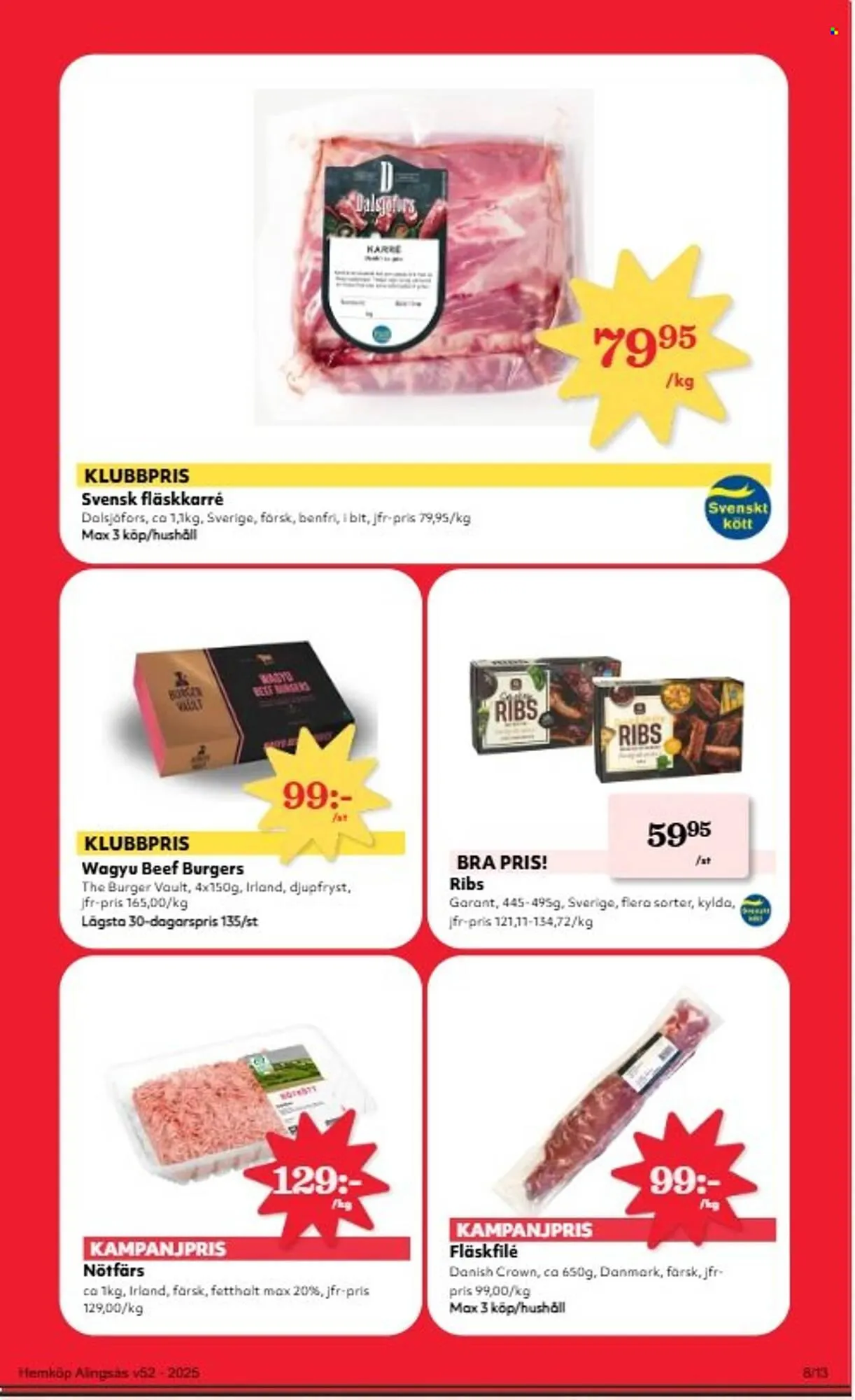 Hemköp reklamblad från 22 december till 28 december 2025 - Reklamblad sidor 8