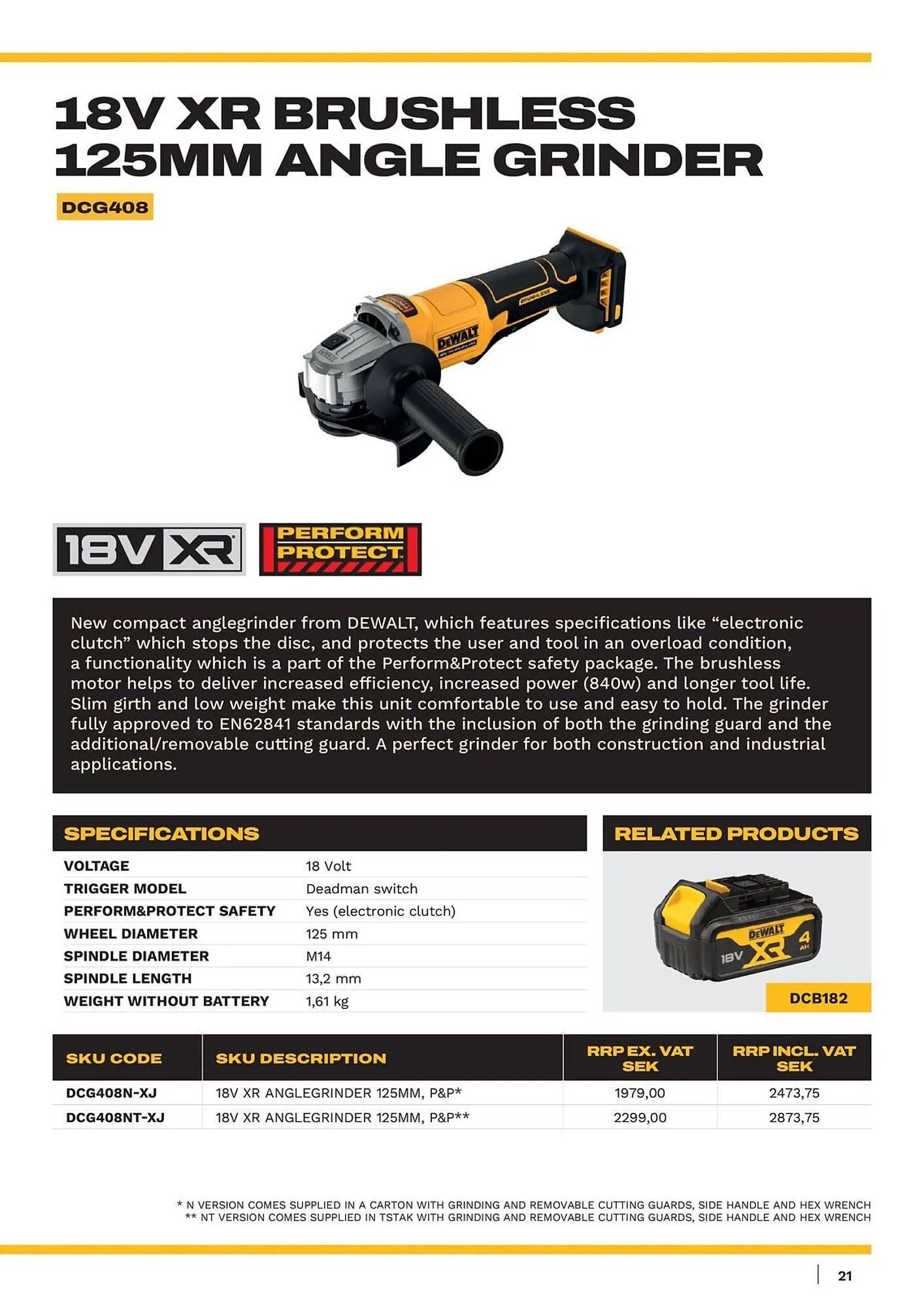 Dewalt reklamblad från 9 maj till 31 augusti 2025 - Reklamblad sidor 21