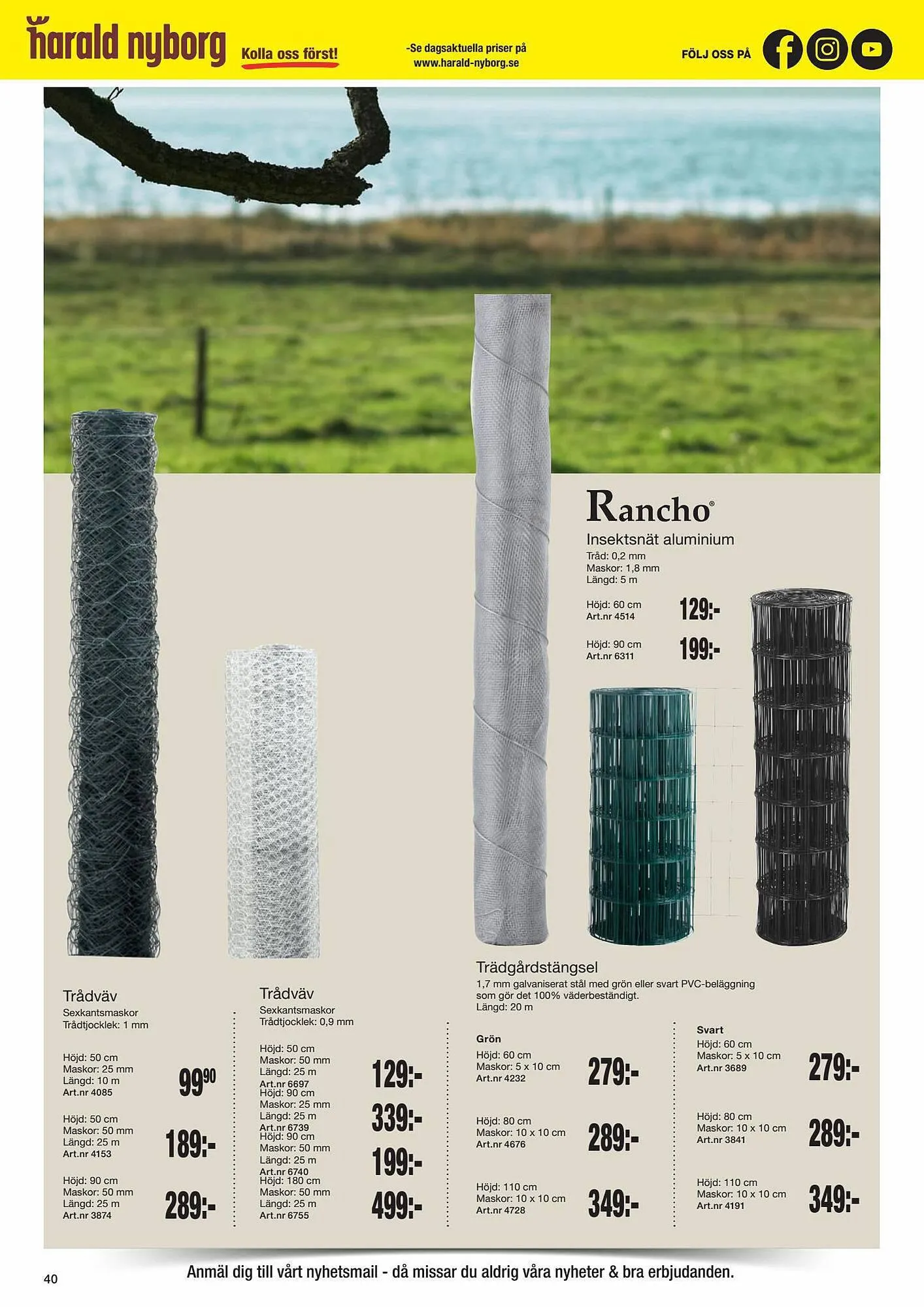 Harald Nyborg reklamblad från 11 juni till 31 oktober 2023 - Reklamblad sidor 40