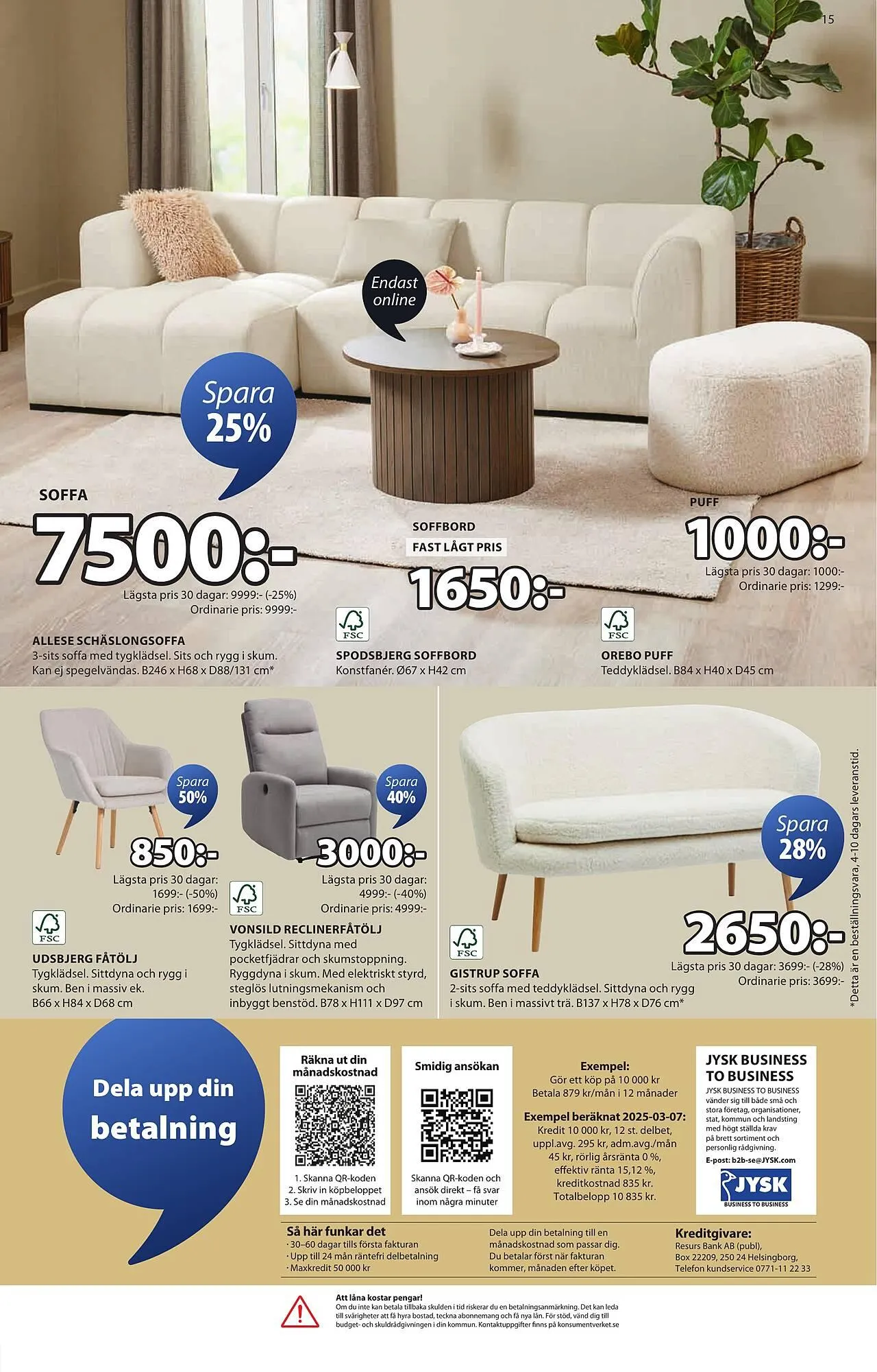 JYSK reklamblad från 5 maj till 18 maj 2025 - Reklamblad sidor 15