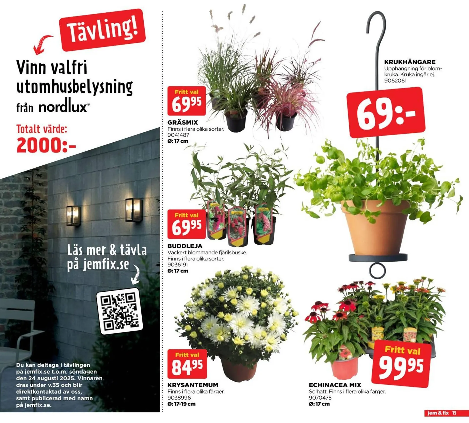 Jem&Fix reklamblad från 4 augusti till 24 augusti 2025 - Reklamblad sidor 15