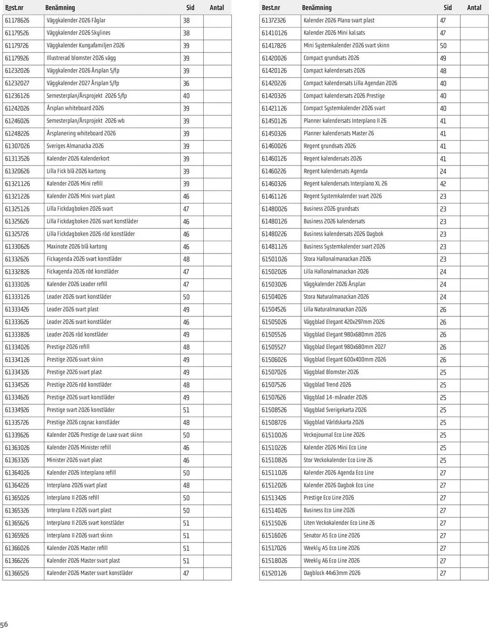 Office Depot reklamblad från 8 september till 30 april 2026 - Reklamblad sidor 64