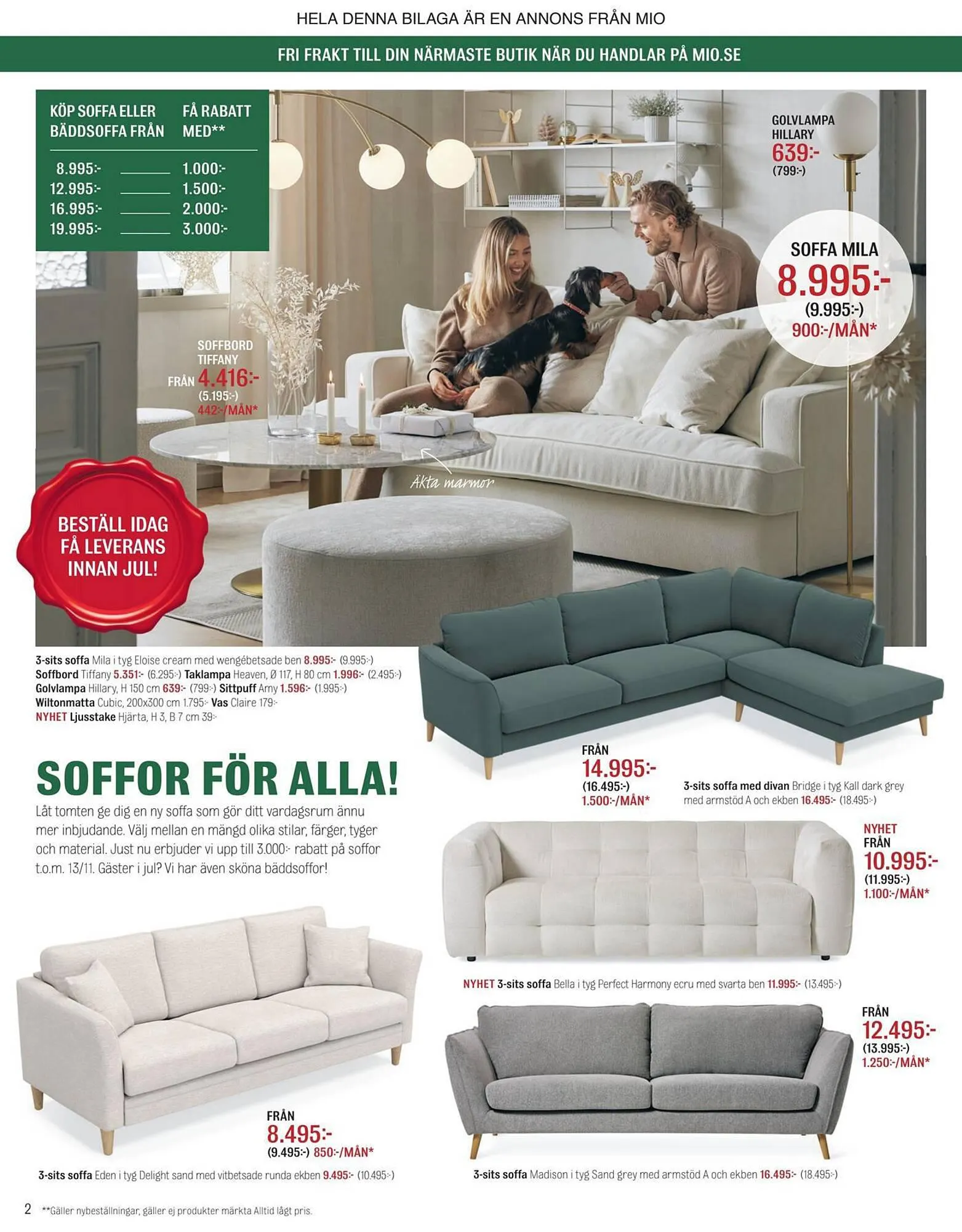 Mio reklamblad från 16 oktober till 13 november 2023 - Reklamblad sidor 2