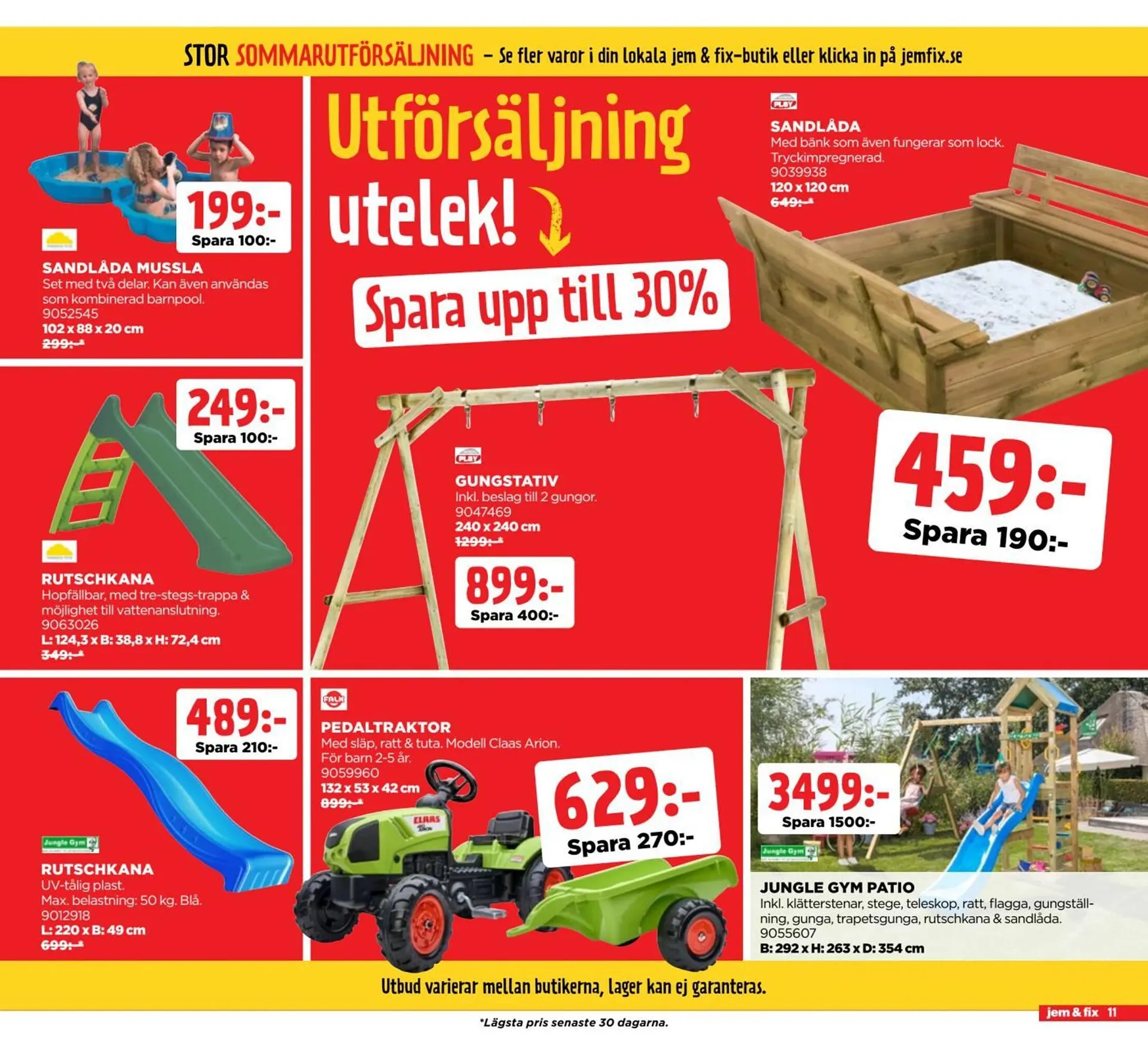 Jem&Fix reklamblad från 4 augusti till 24 augusti 2025 - Reklamblad sidor 11