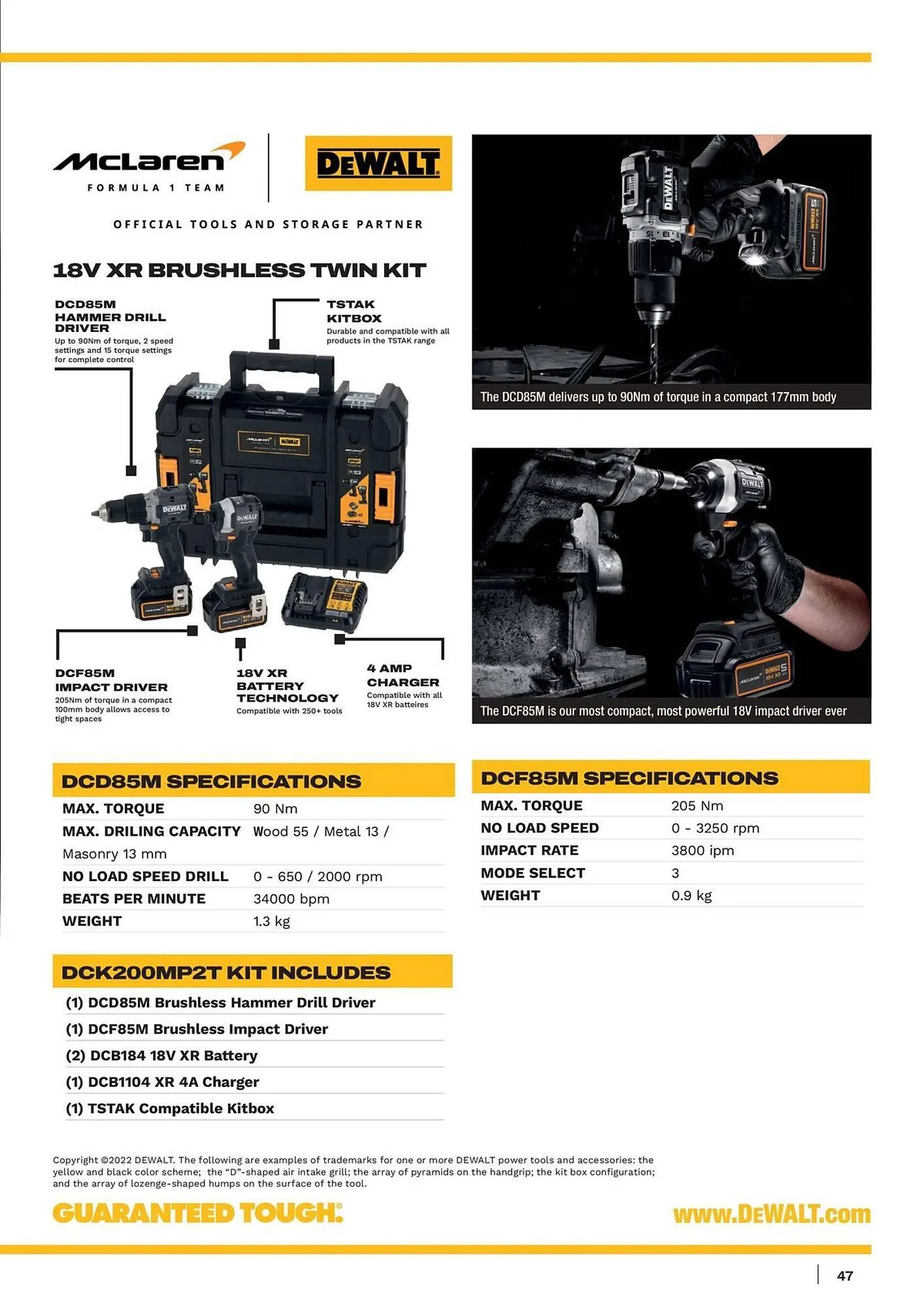 Dewalt reklamblad från 9 maj till 31 augusti 2025 - Reklamblad sidor 47