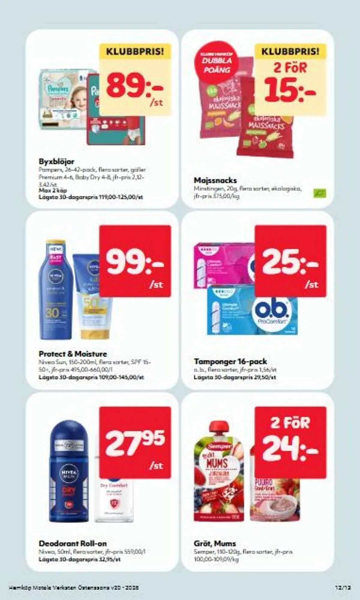 Östenssons reklamblad från 11 maj till 17 maj 2026 - Reklamblad sidor 12