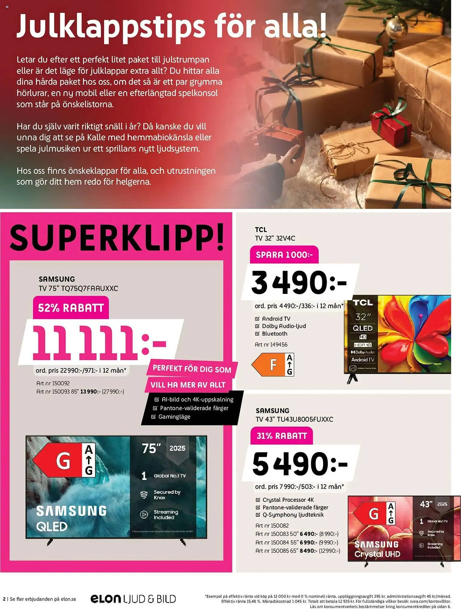 Elon reklamblad från 8 december till 23 december 2025 - Reklamblad sidor 2