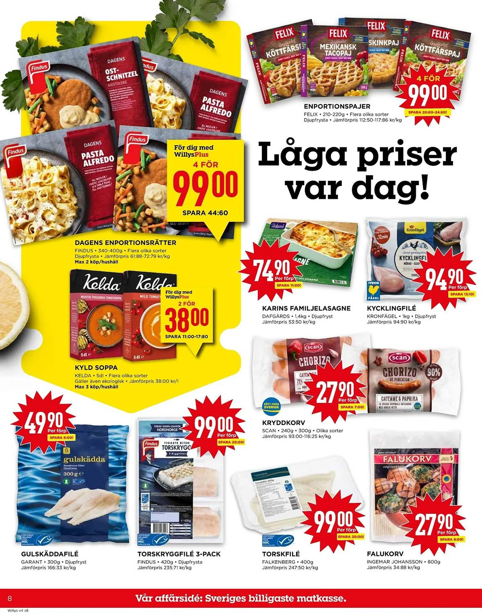 Willys reklamblad från 22 januari till 28 januari 2024 - Reklamblad sidor 8