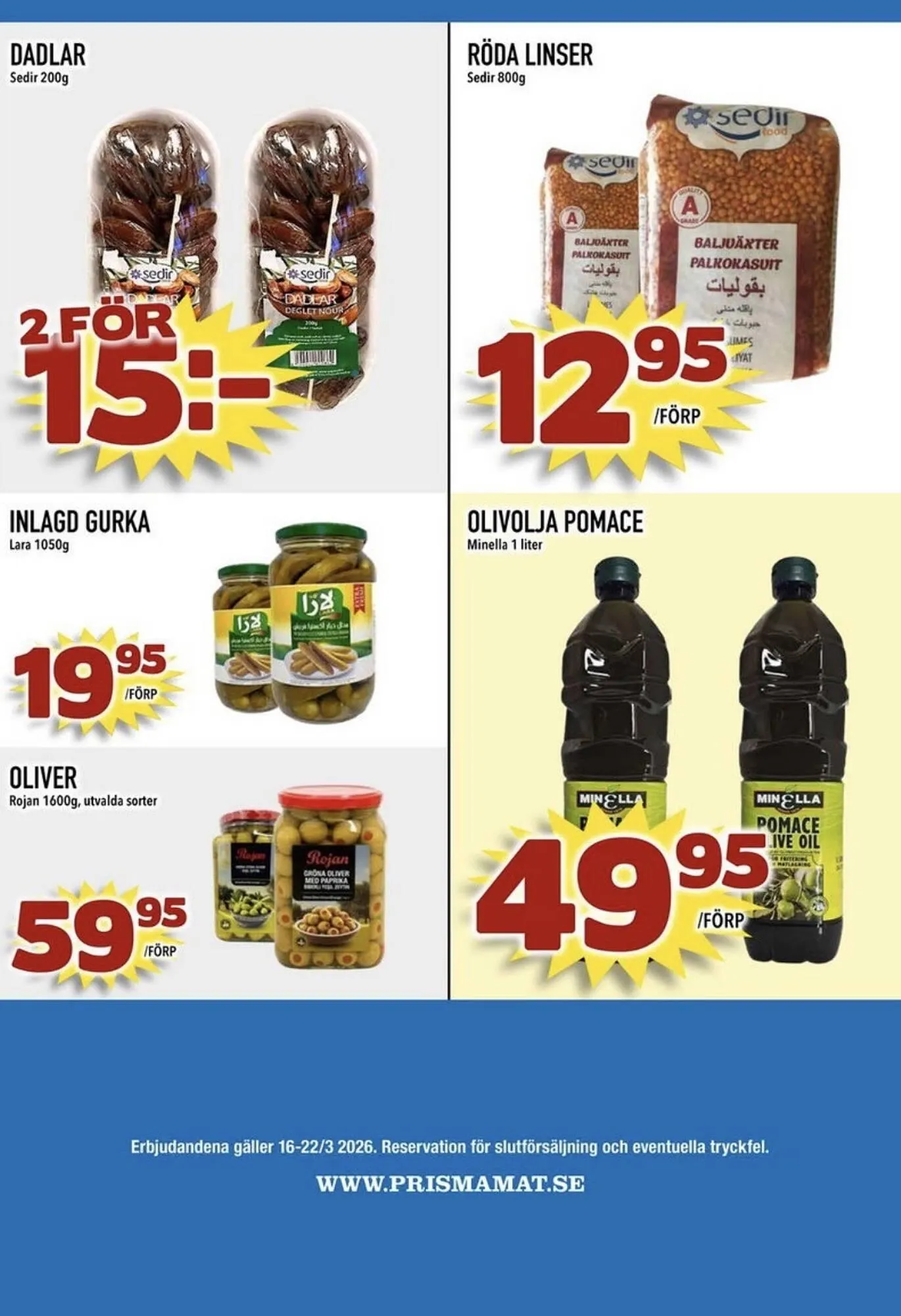 Prisma Mat reklamblad från 19 mars till 22 mars 2026 - Reklamblad sidor 8