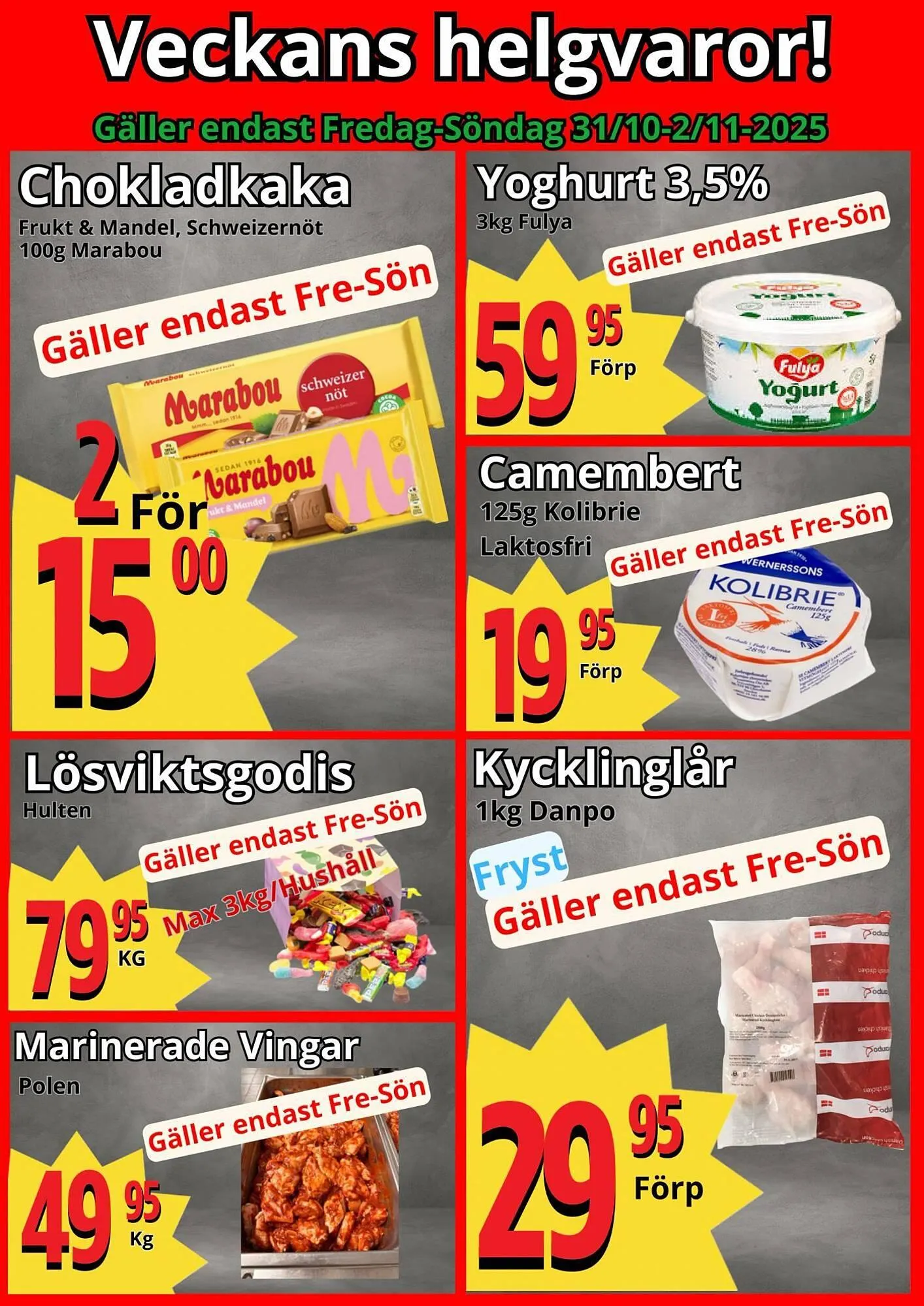 Supergrossen reklamblad från 27 oktober till 2 november 2025 - Reklamblad sidor 3