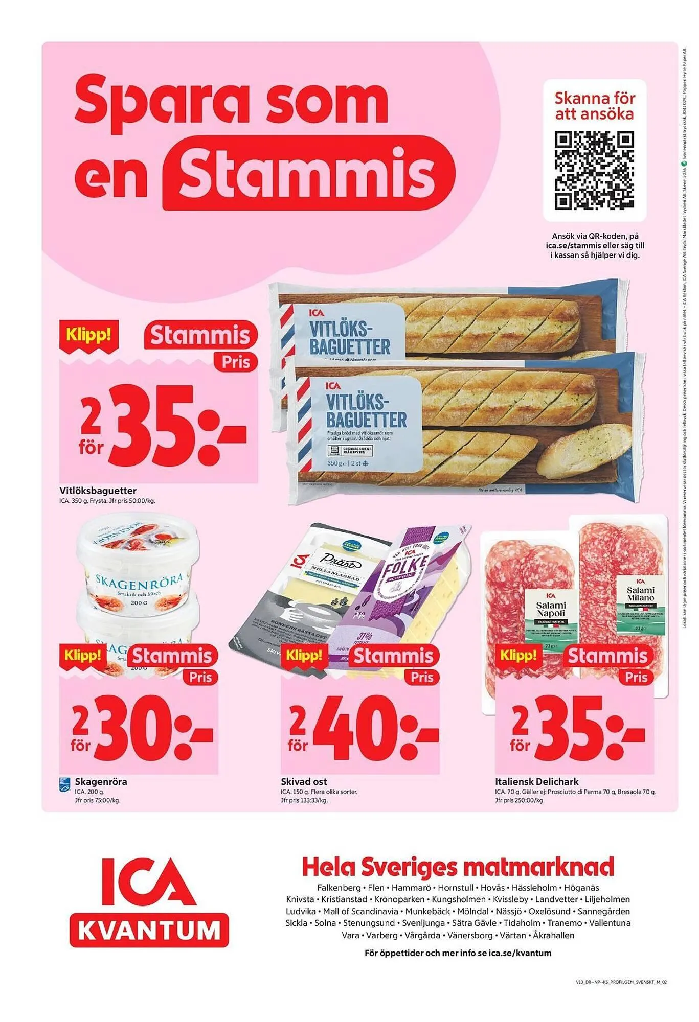 ICA Kvantum reklamblad från 2 mars till 8 mars 2026 - Reklamblad sidor 8