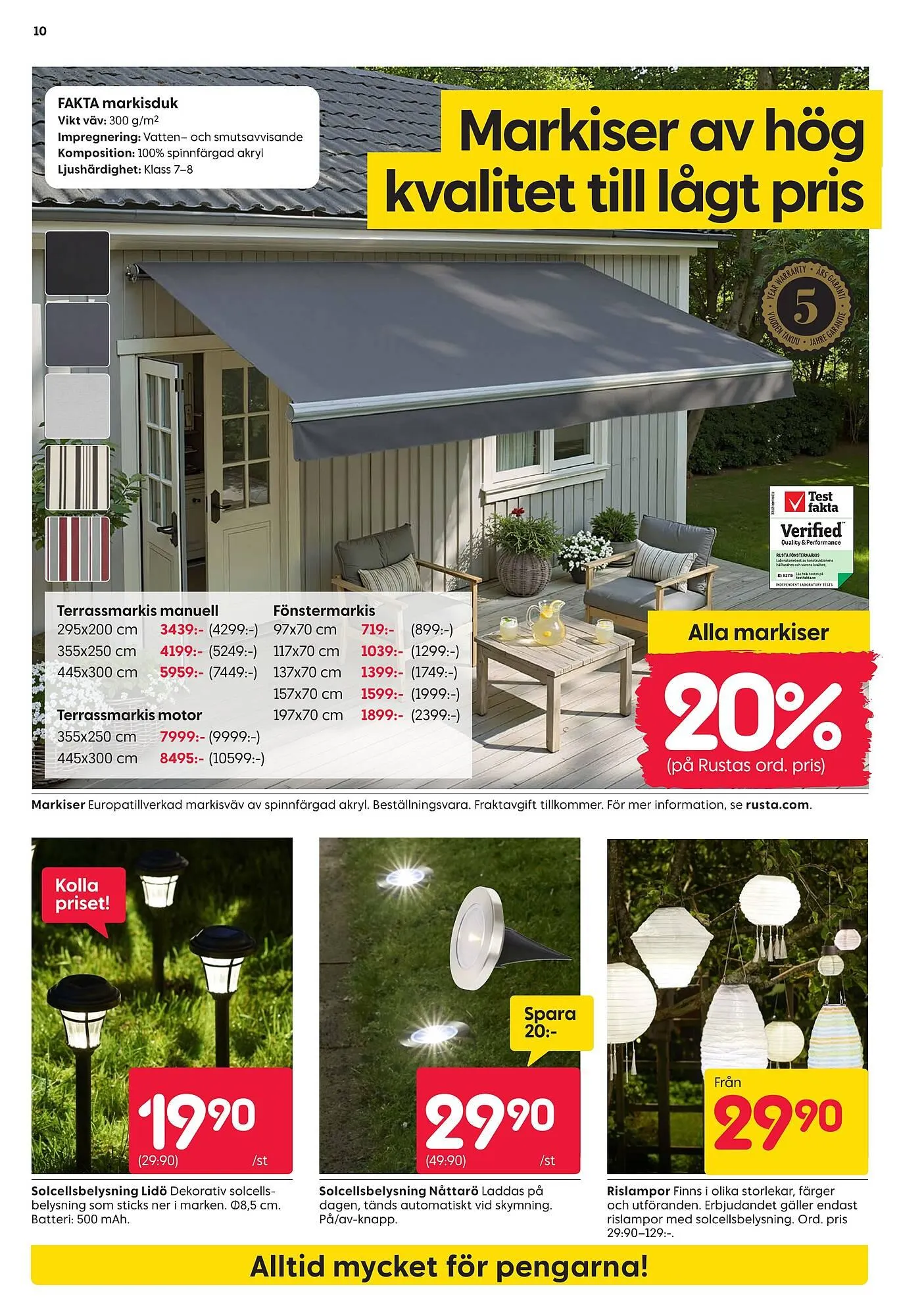 Rusta reklamblad från 12 maj till 17 maj 2025 - Reklamblad sidor 10