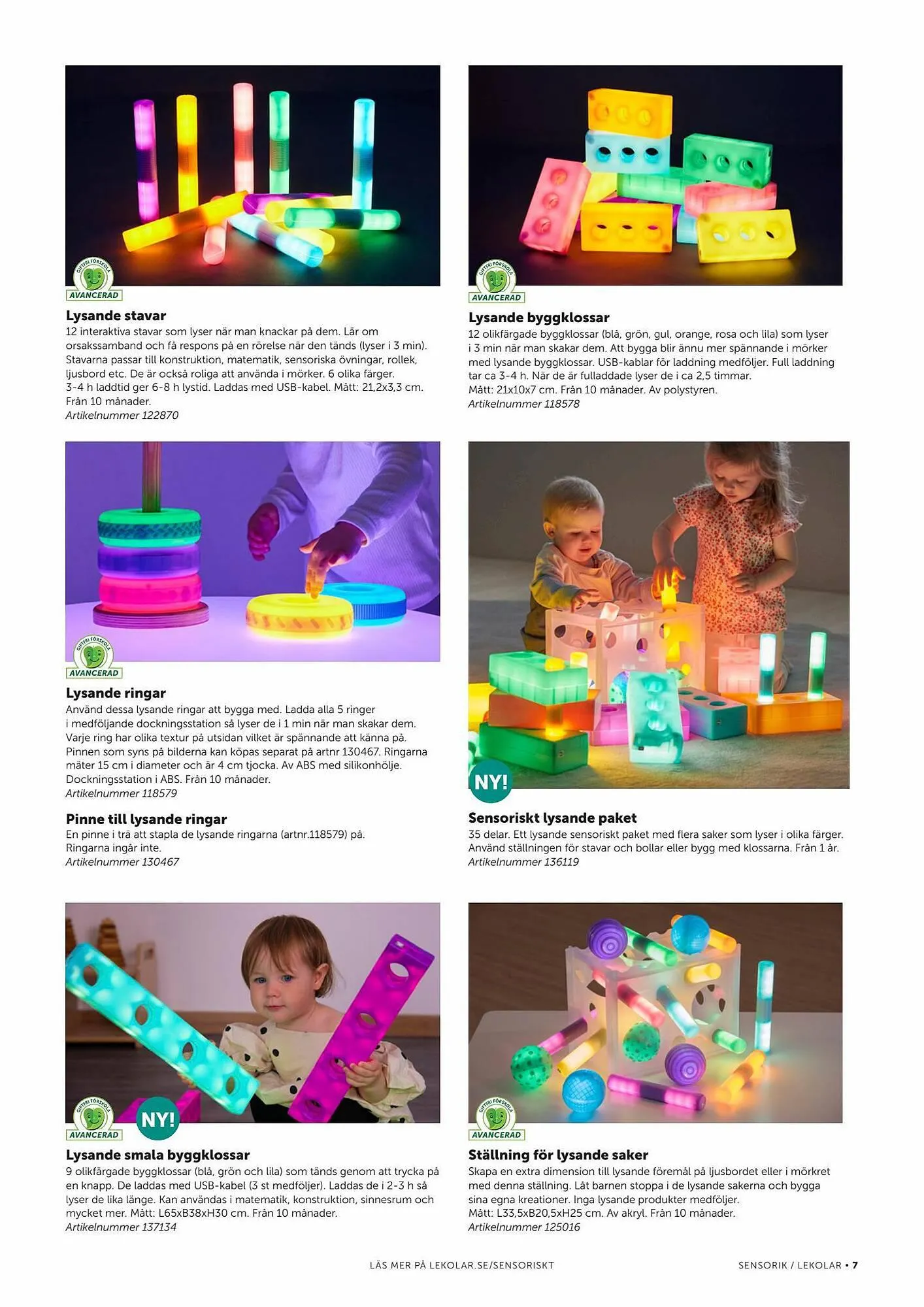Lekolar reklamblad från 31 augusti till 2 oktober 2023 - Reklamblad sidor 7