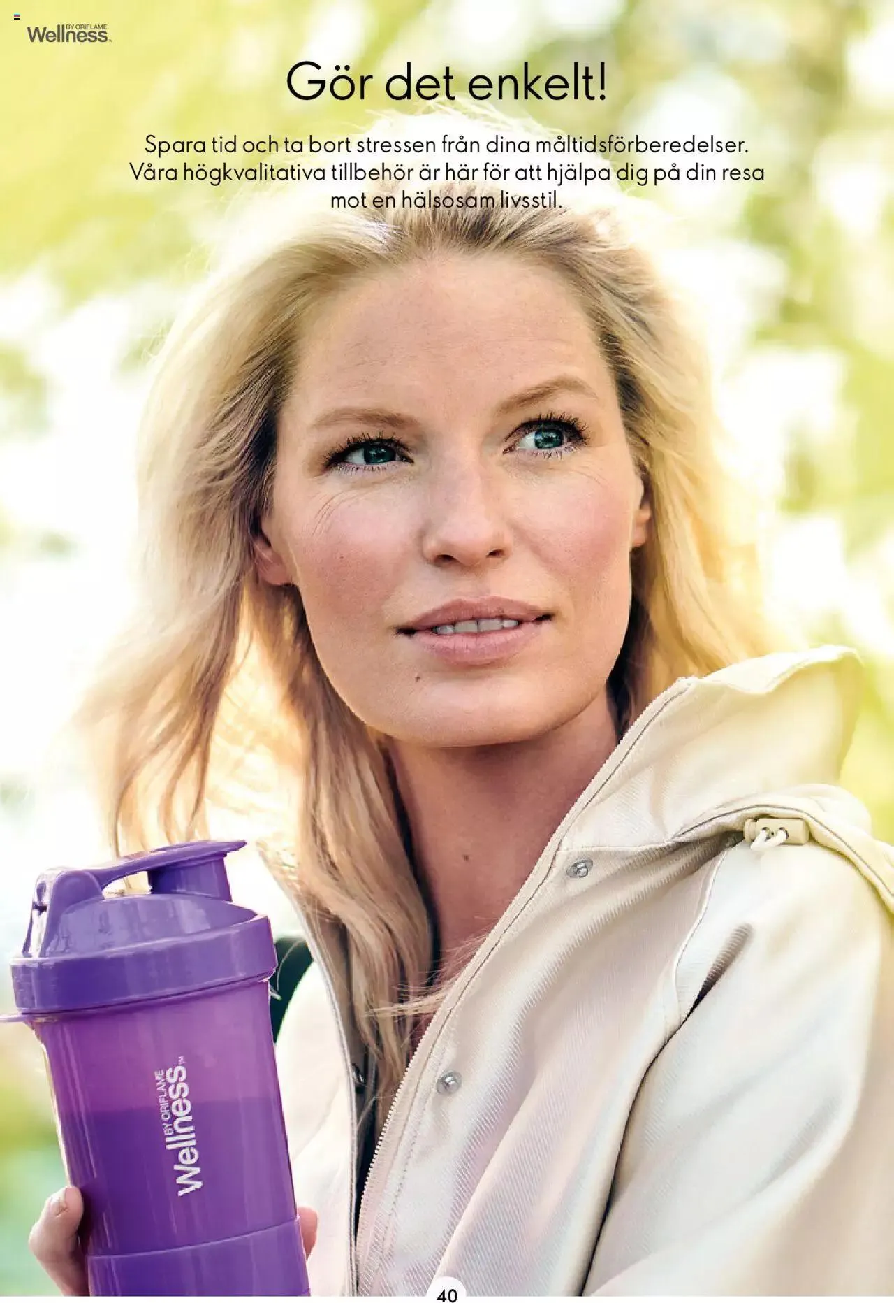 Oriflame - Wellness Catalogue från 1 mars till 31 december 2023 - Reklamblad sidor 40
