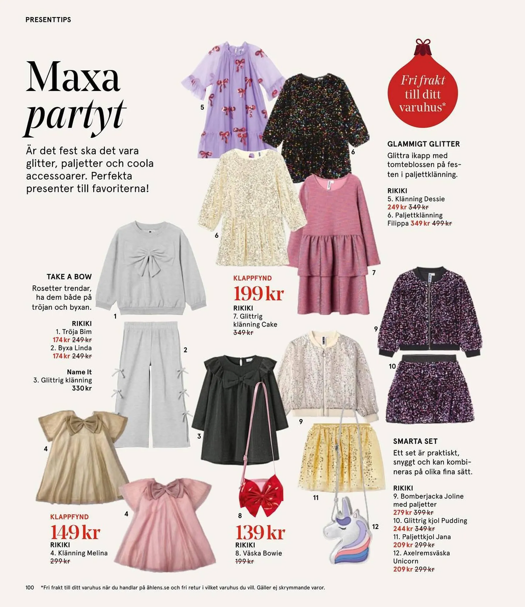 Åhléns reklamblad från 25 november till 11 december 2025 - Reklamblad sidor 100