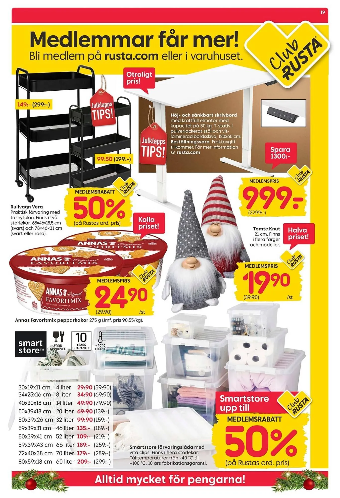 Rusta reklamblad från 17 november till 23 november 2025 - Reklamblad sidor 19