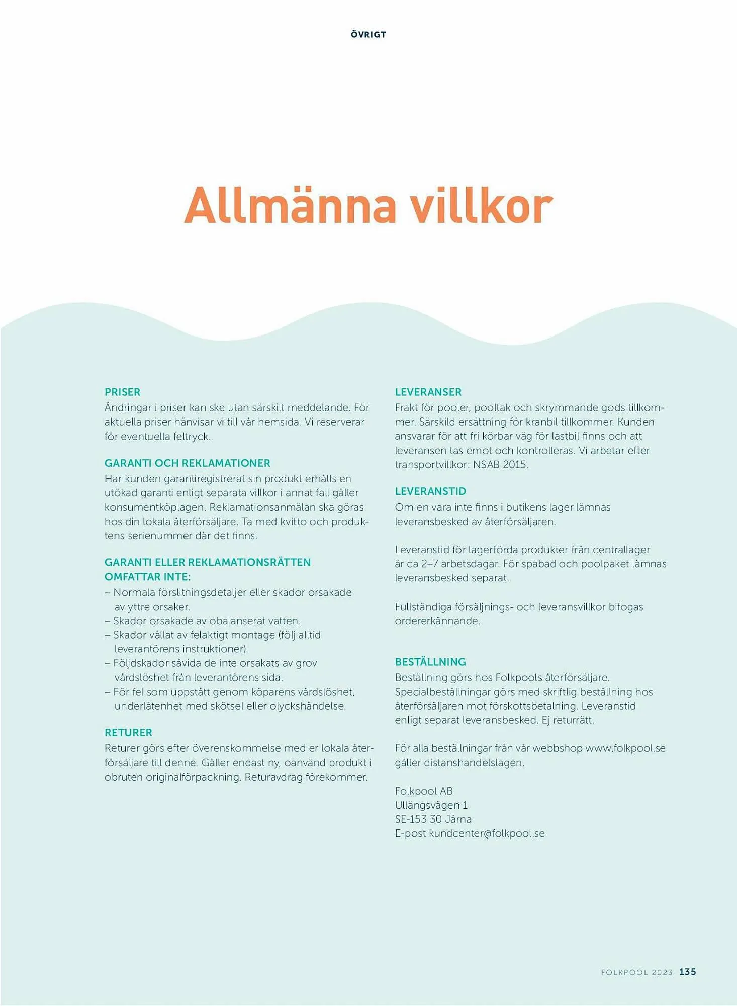 Folkpool reklamblad från 31 oktober till 31 december 2023 - Reklamblad sidor 135