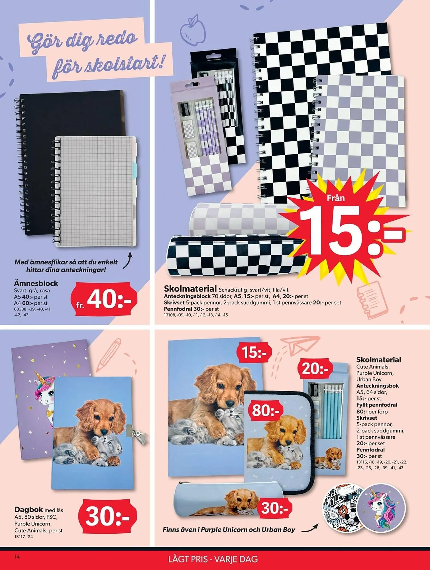 DollarStore reklamblad från 28 juli till 10 augusti 2025 - Reklamblad sidor 14