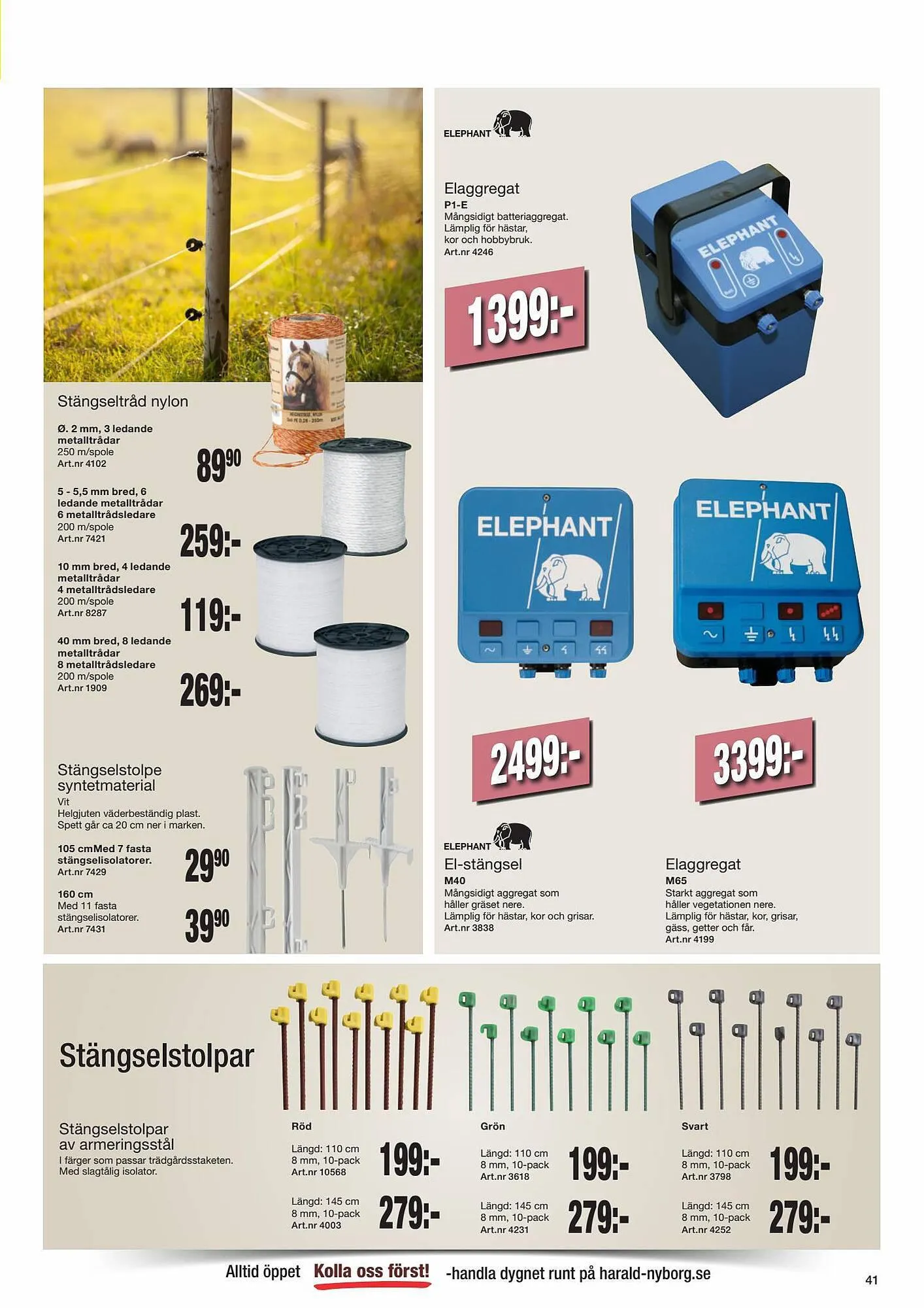Harald Nyborg reklamblad från 11 juni till 31 oktober 2023 - Reklamblad sidor 41