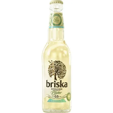 Flädercider 0,5% Alkfri Glas