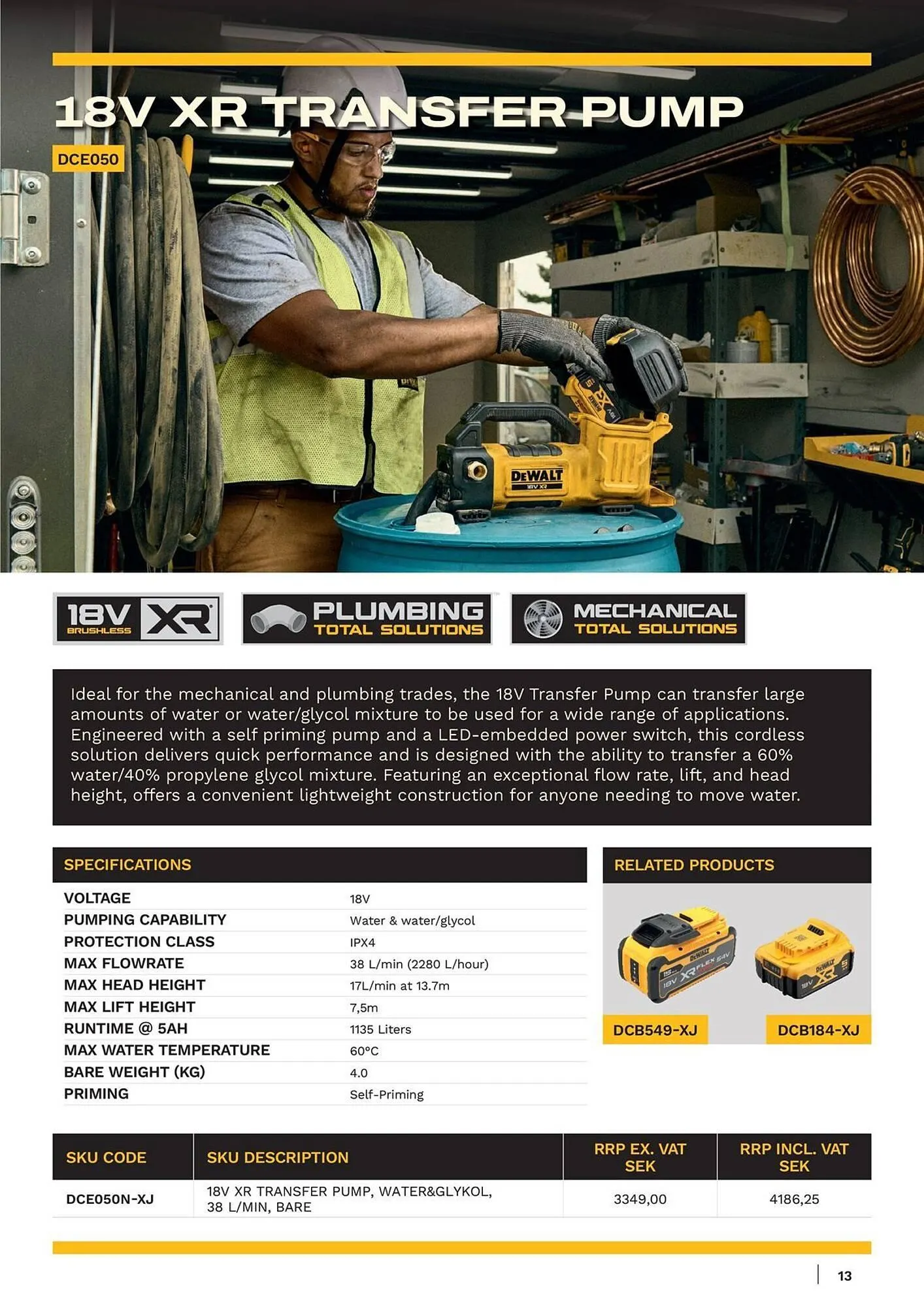 Dewalt reklamblad från 18 oktober till 1 november 2025 - Reklamblad sidor 13