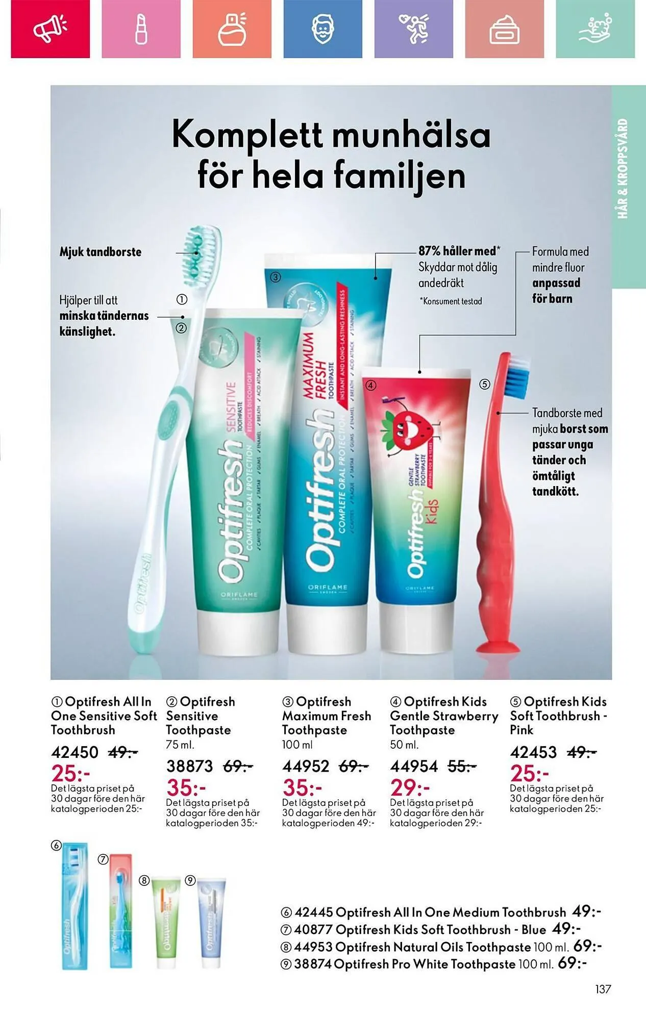 Oriflame reklamblad från 10 mars till 29 mars 2025 - Reklamblad sidor 137