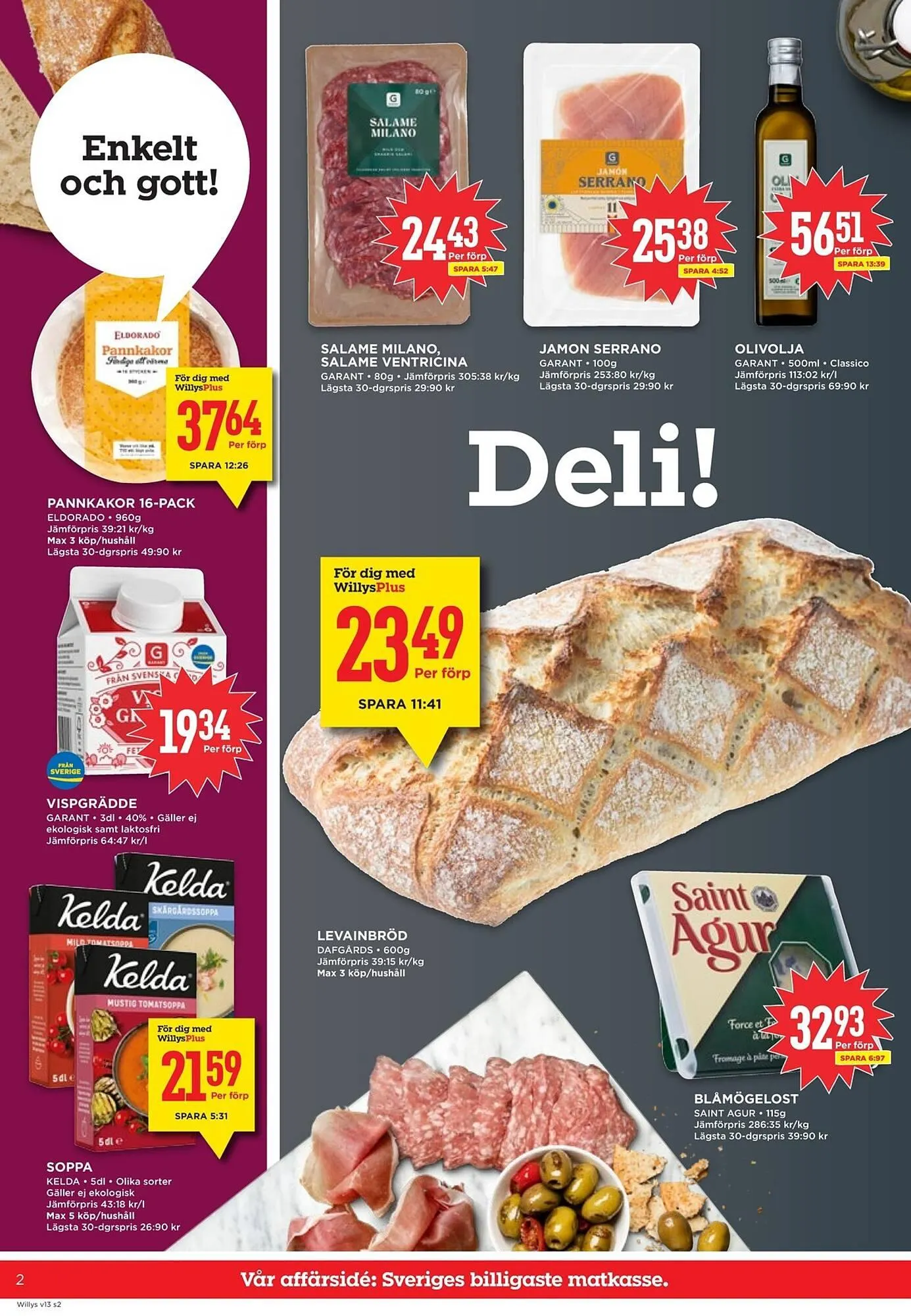 Willys reklamblad från 23 mars till 29 mars 2026 - Reklamblad sidor 2