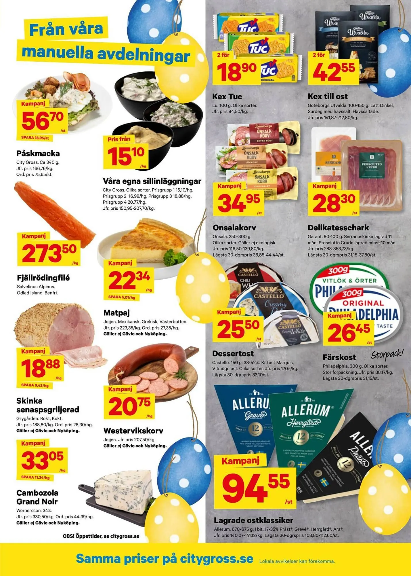 City Gross reklamblad från 30 mars till 7 april 2026 - Reklamblad sidor 15