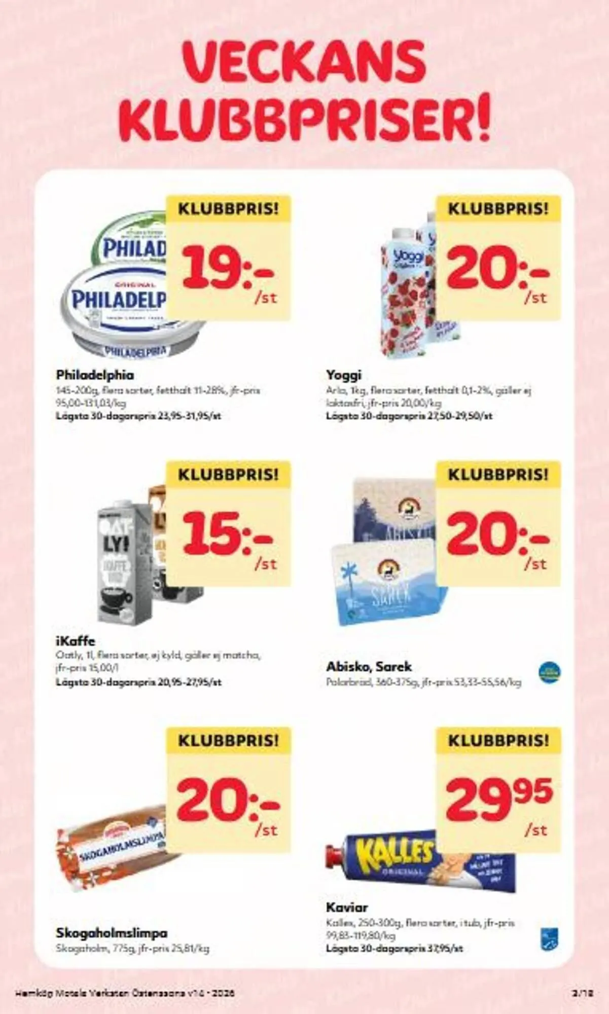 Hemköp reklamblad från 30 mars till 5 april 2026 - Reklamblad sidor 3