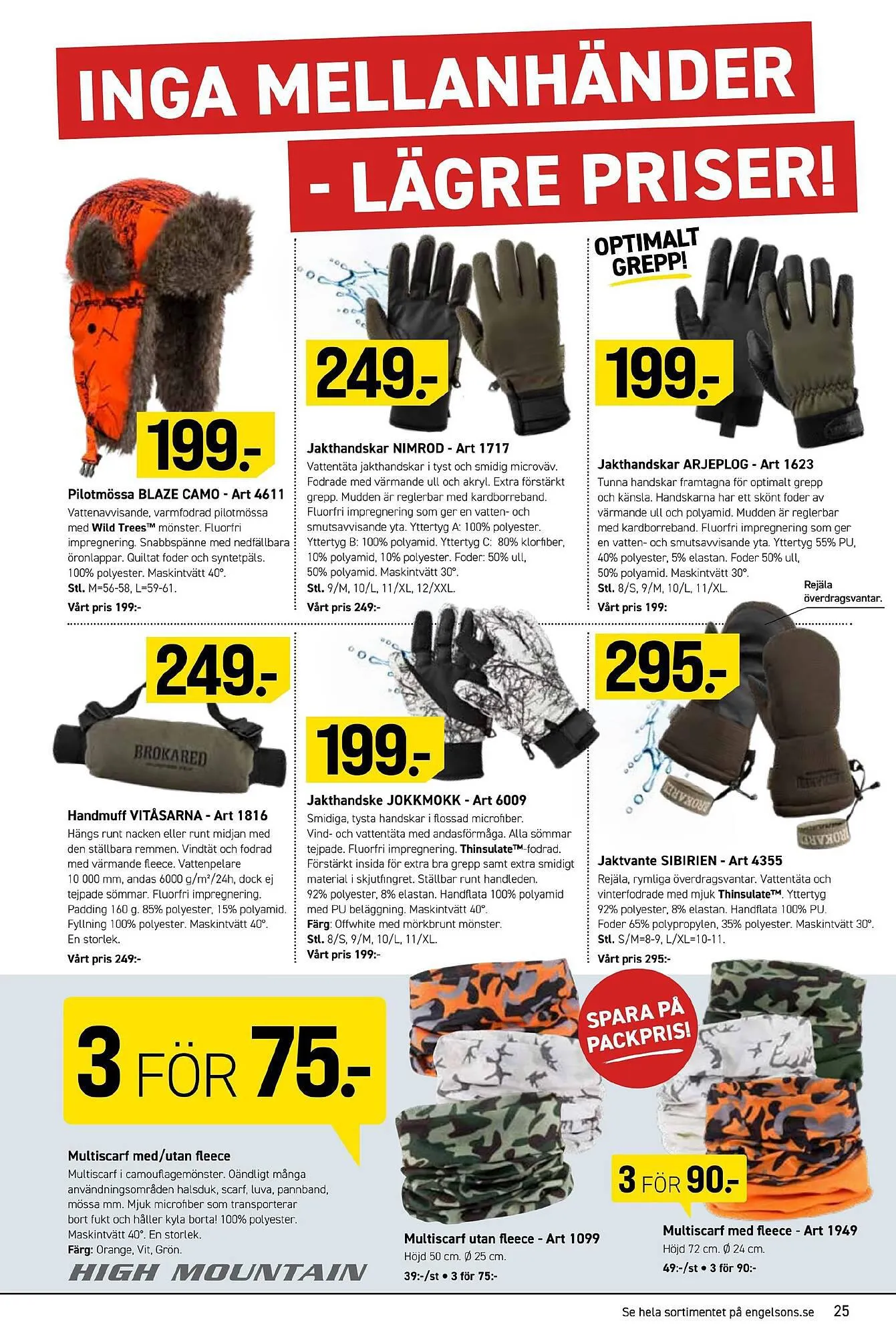 Engelsons reklamblad från 23 oktober till 30 november 2023 - Reklamblad sidor 25