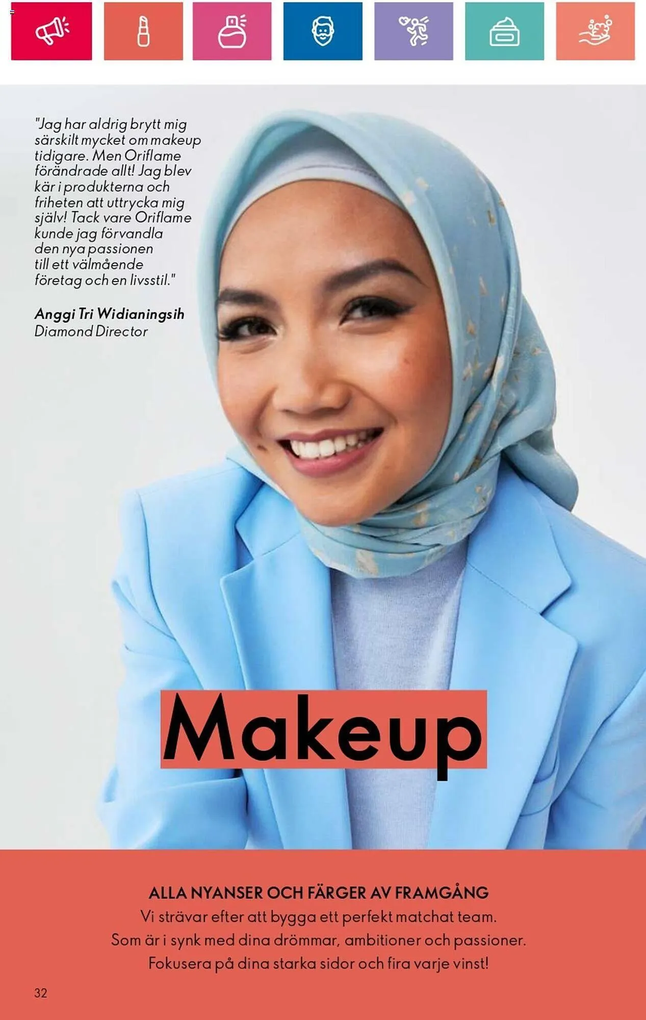 Oriflame reklamblad från 3 oktober till 23 oktober 2024 - Reklamblad sidor 32
