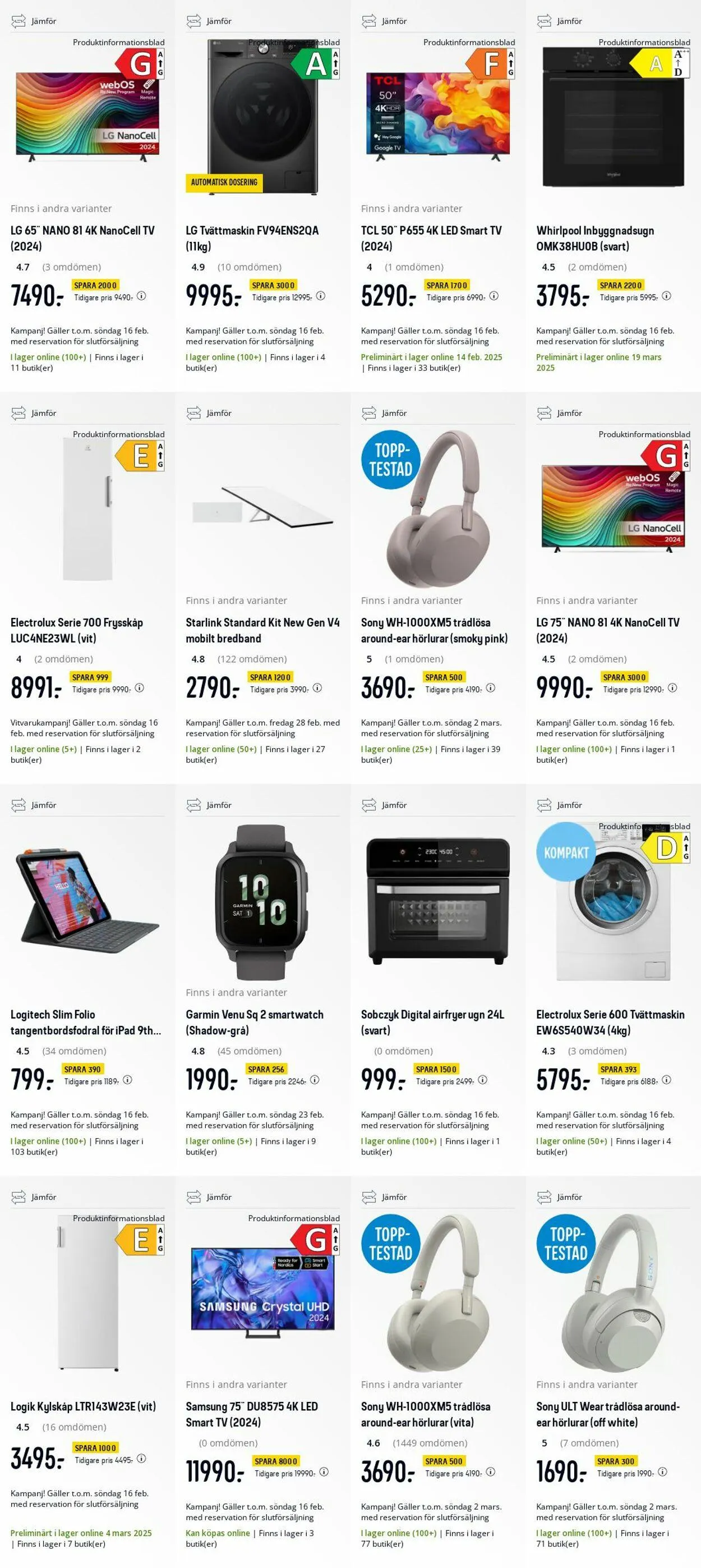 Elgiganten från 10 februari till 16 februari 2025 - Reklamblad sidor 29